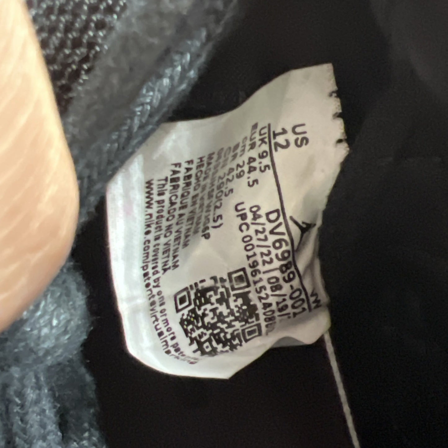 Size 12 - Air Jordan 12 Retro SP x A Ma Maniere Mid Black W (DV6989-001)