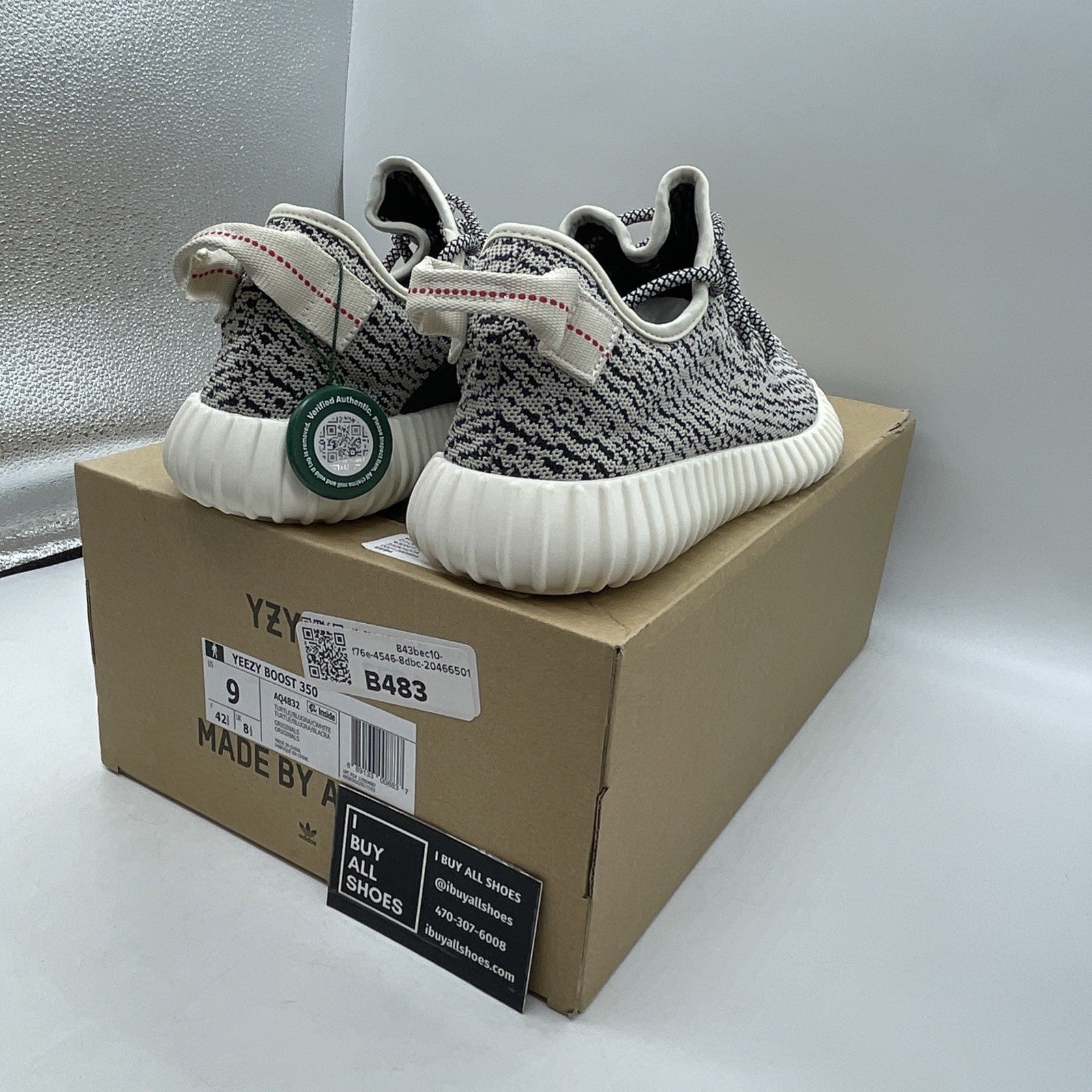 Size 9 - adidas Yeezy Boost 350 Low Turtle Dove (AQ4832)
