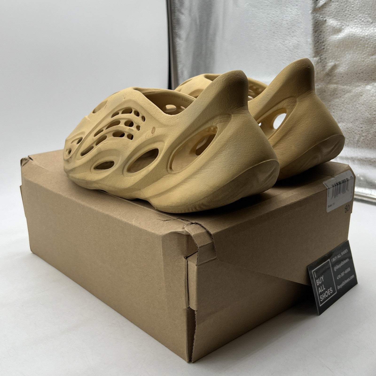 Size 11 - Adidas Yeezy Foam Runner Desert Sand Rnnr (GV6843)