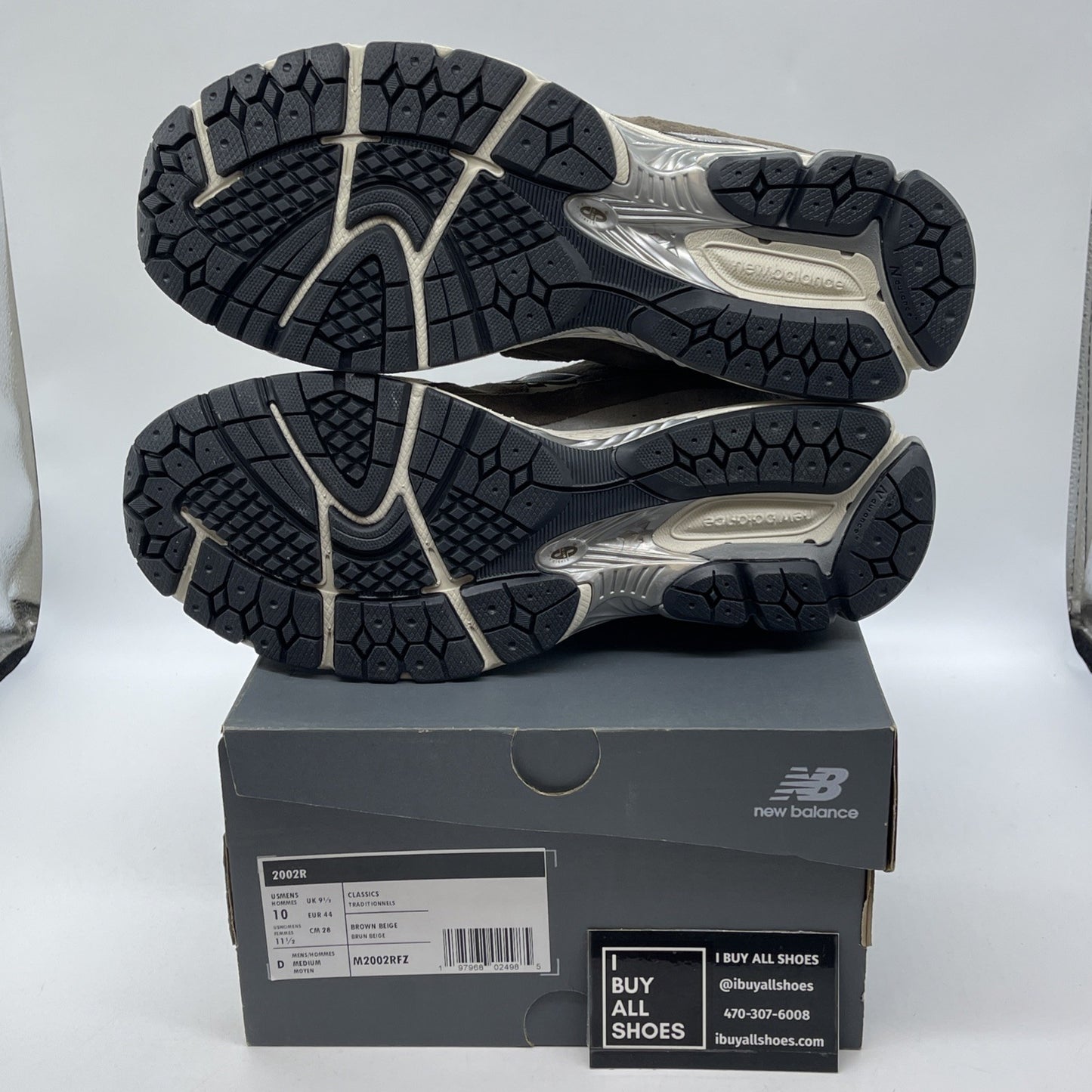Size 10 - New Balance 2002R Emerging Brown Pack Grey Suede Leather  (M2002RFZ)
