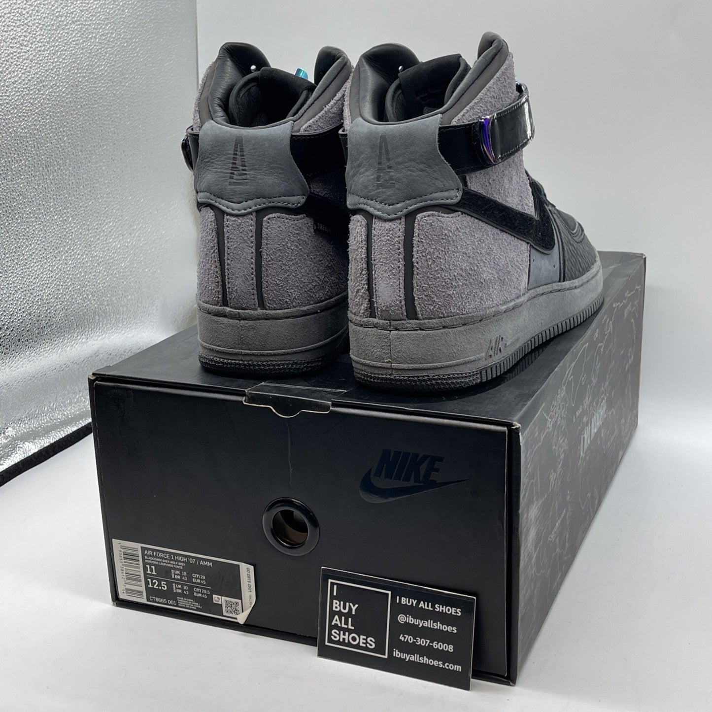 Size 11 - Nike A Ma Maniére x Air Force 1 High Hand Wash Cold (CT6665-001)