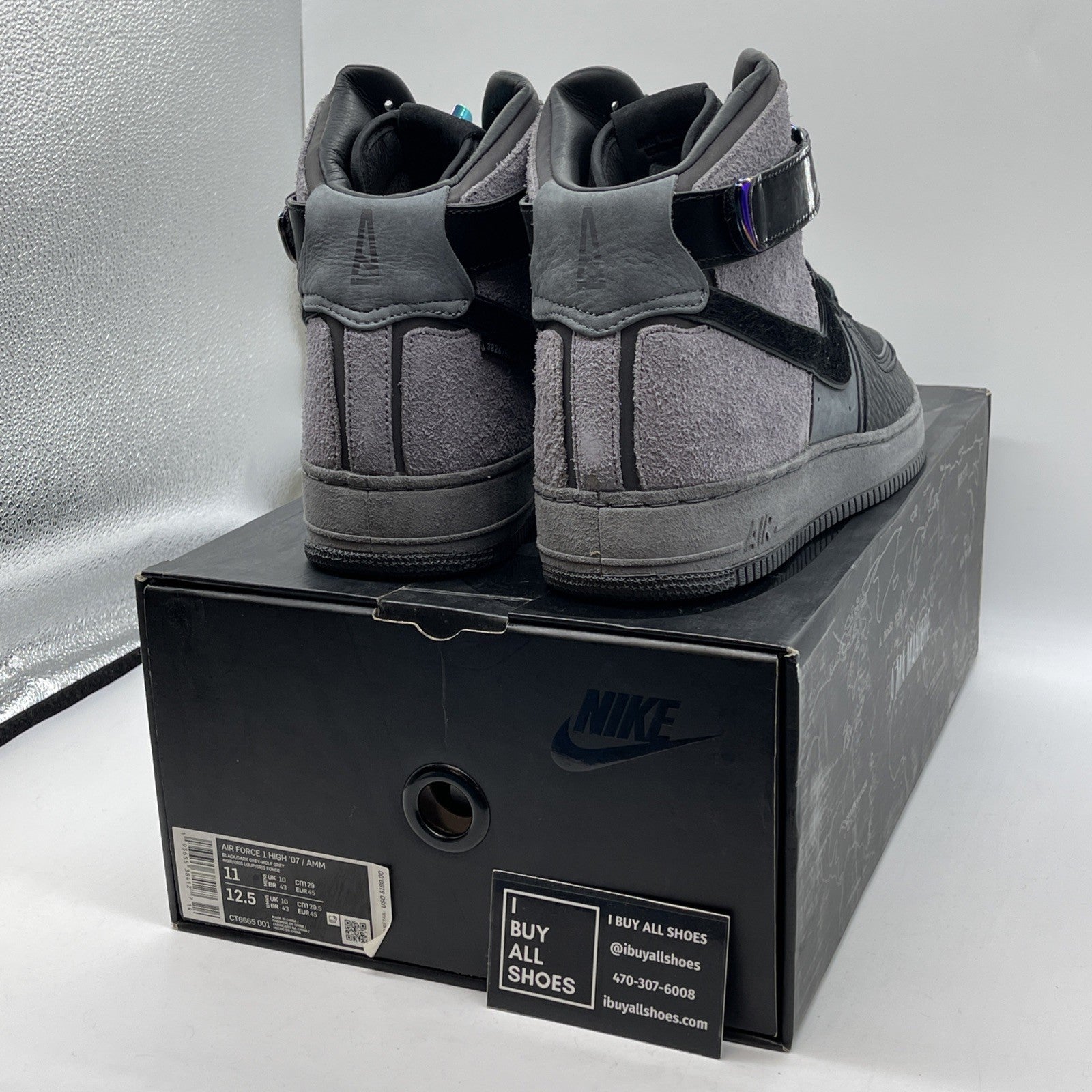 Size 11 - Nike A Ma Maniére x Air Force 1 High Hand Wash Cold (CT6665-001)