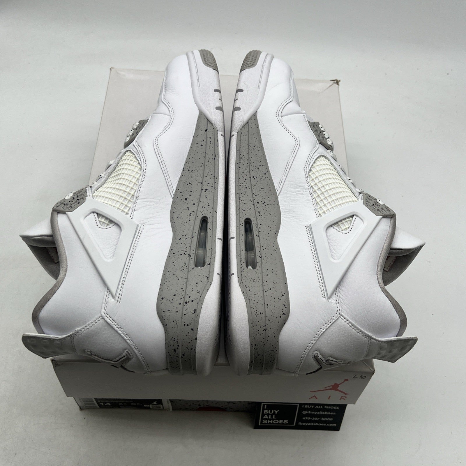 Size 14 - Air Jordan 4 Retro Mid White Oreo (CT8527-100)