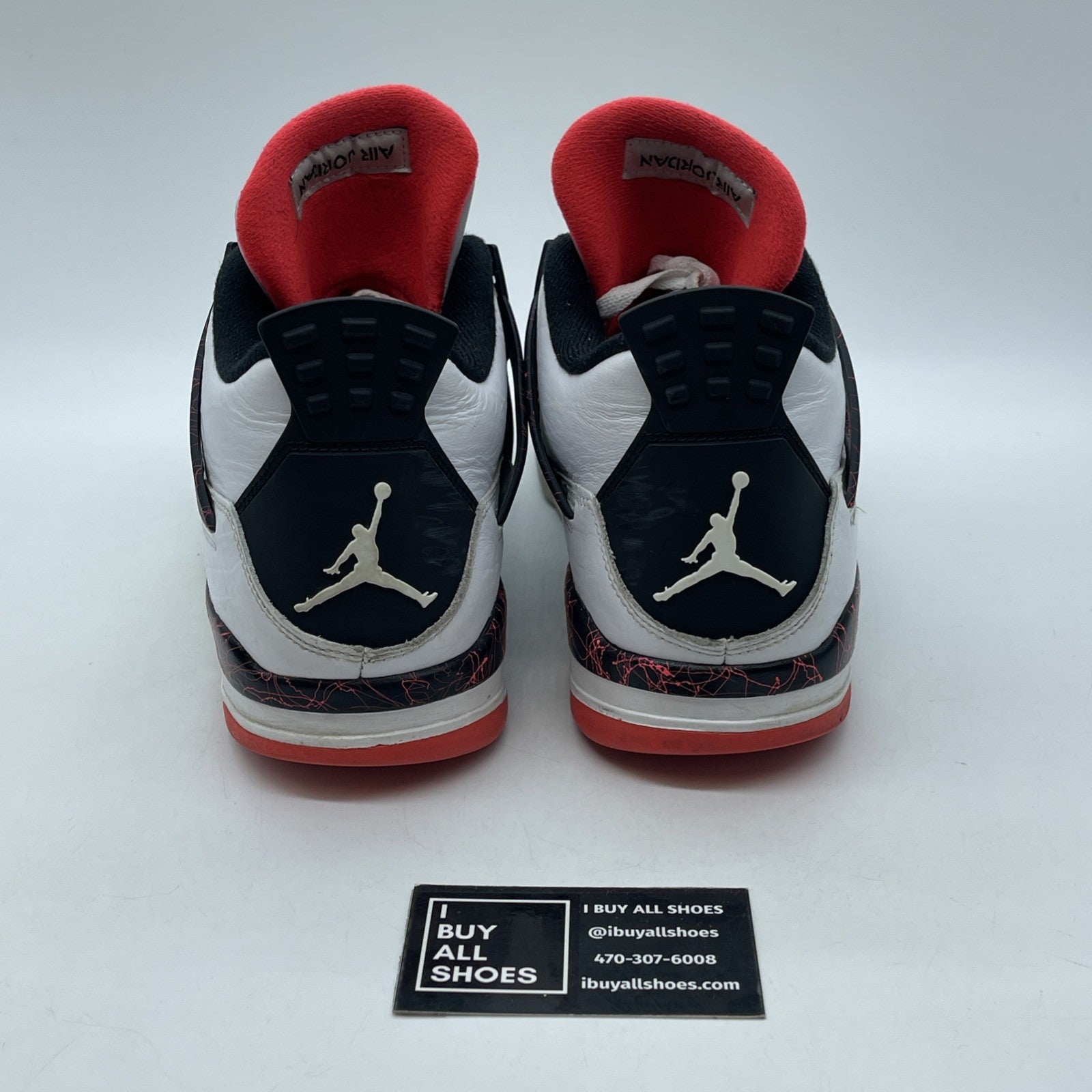 Size 11 - Jordan 4 Retro Pale Citron, Bright Crimson 2019 Leather (308497-116)