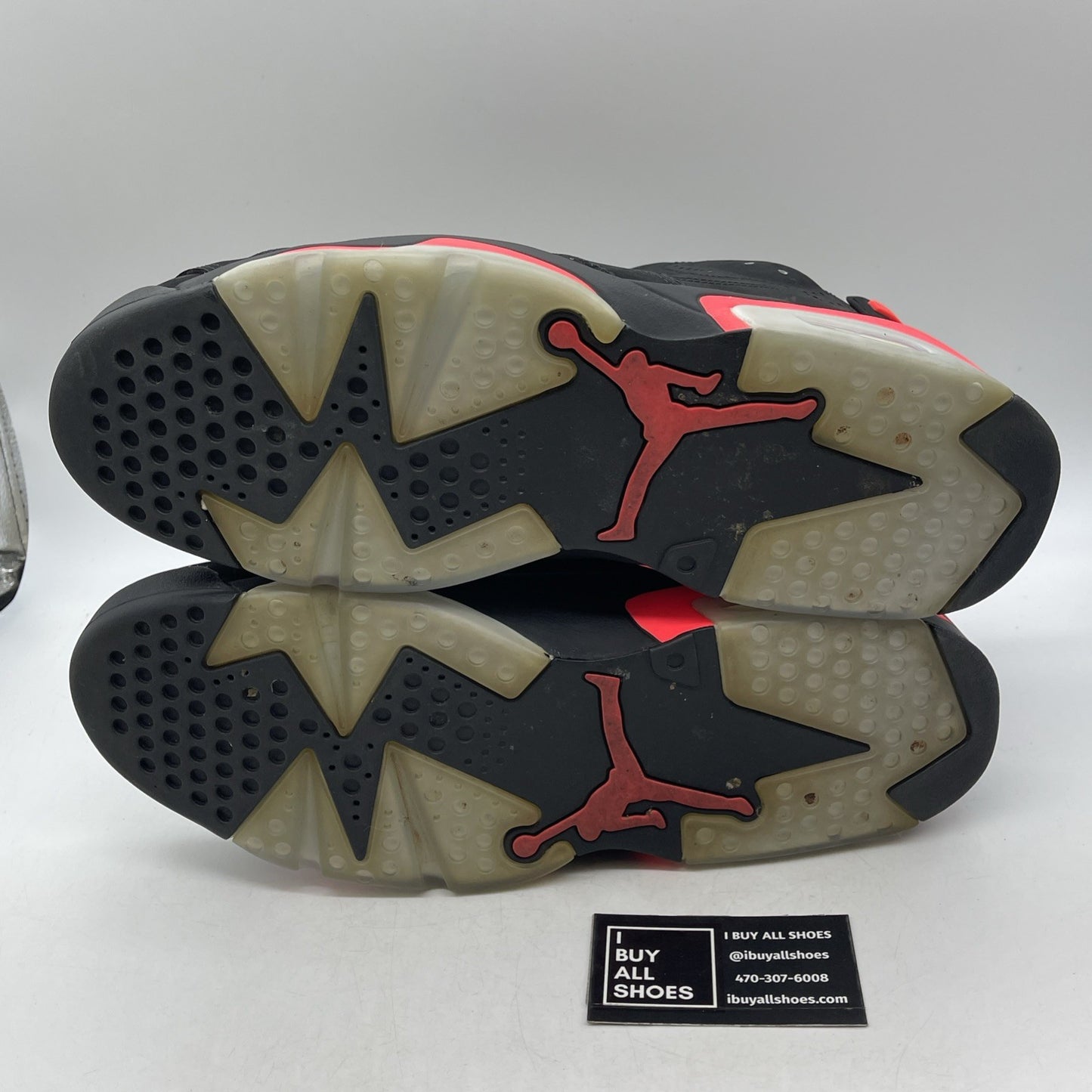 Size 14 - Air Jordan 6 Retro Infrared Black 2014 (384664-023)