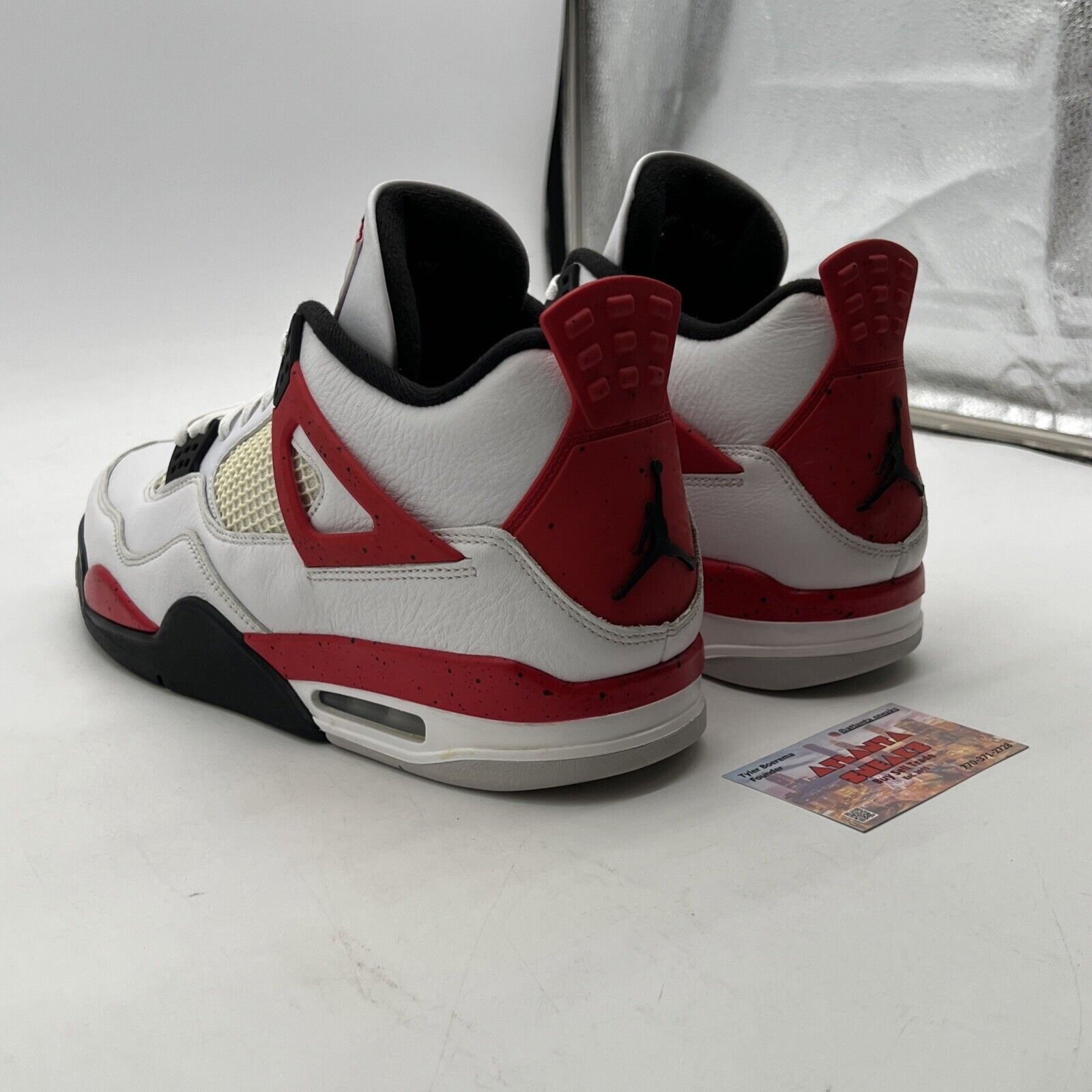 Size 13 - Air Jordan 4 Retro Mid Red Cement (DH6927-161)