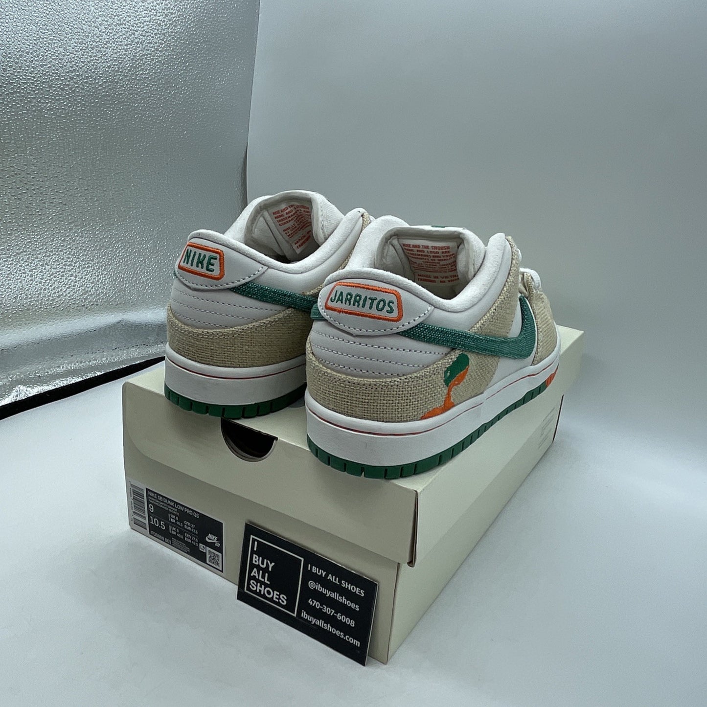 Size 9 - Nike SB Dunk Low x Jarritos White (FD0860-001)