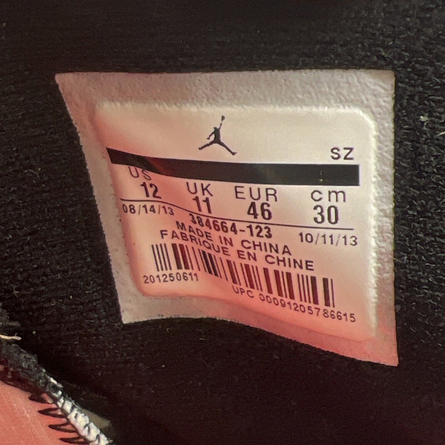 Size 12 - Air Jordan 6 Retro 2014 White Infrared (384664-123)