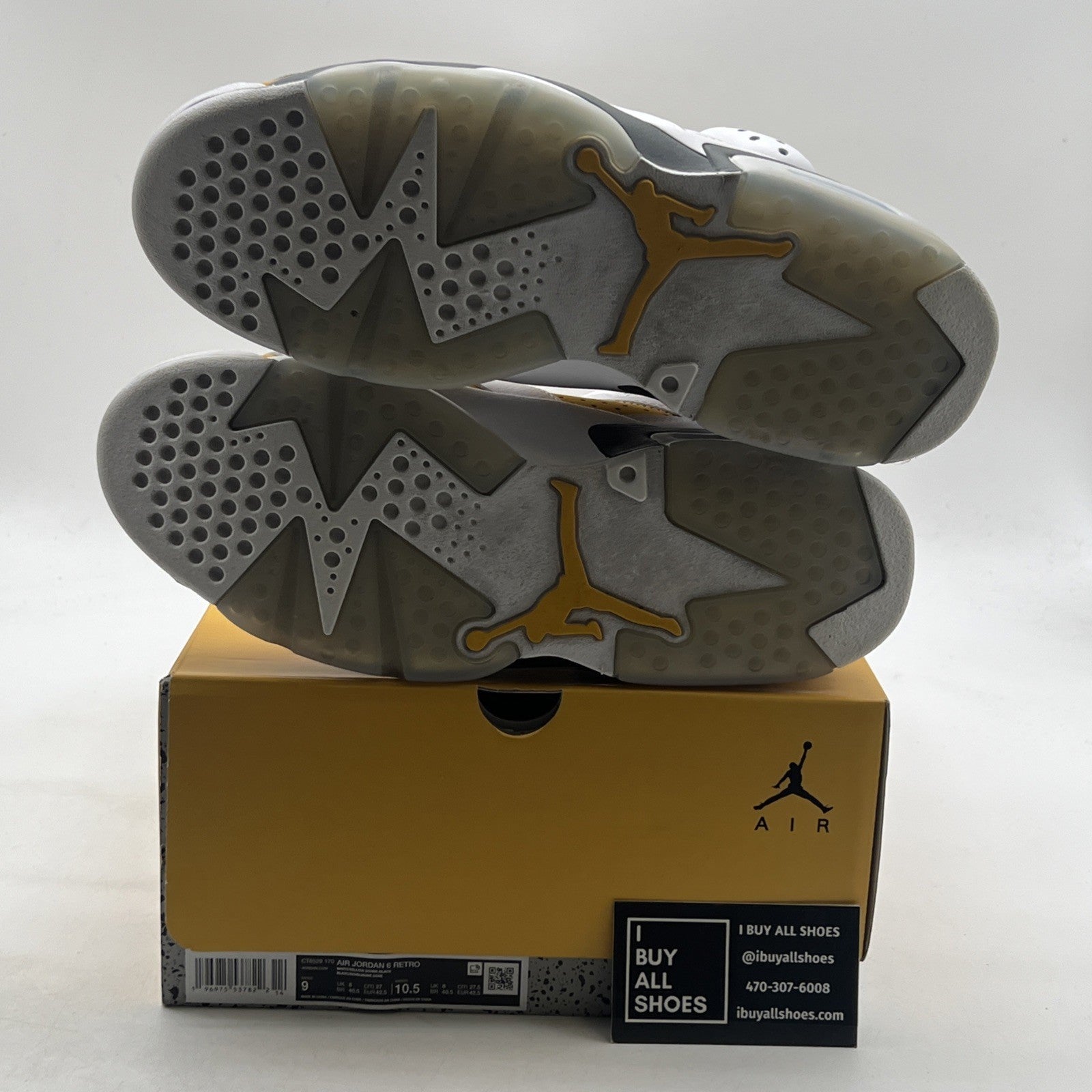 Size 9 - Air Jordan 6 Retro Yellow Ochre (CT8529-170)