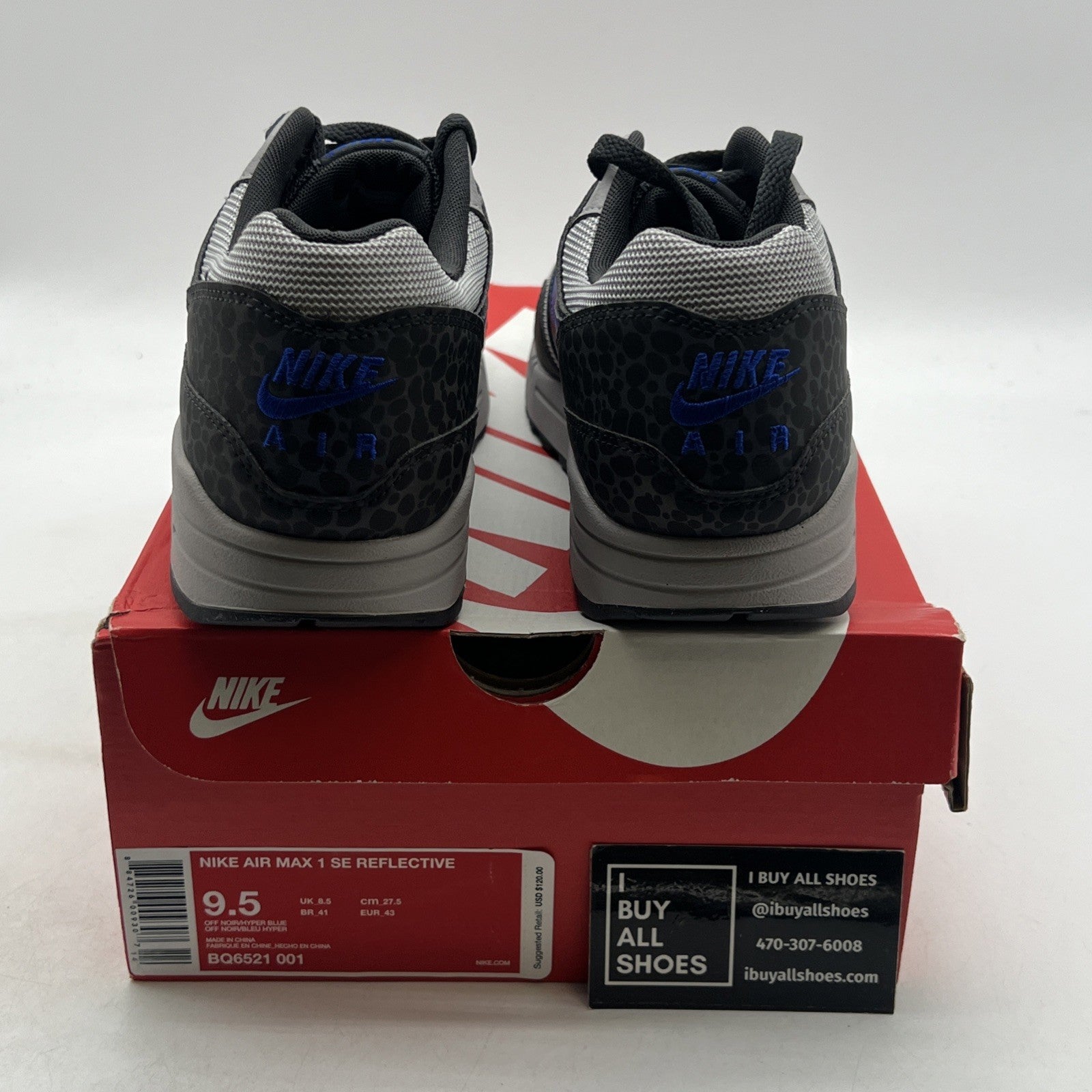 Size 9.5 - Nike Air Max 1 Safari (BQ6521-001)