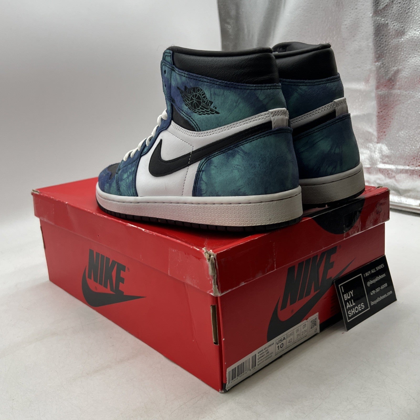 Size 10 - Air Jordan 1 Retro OG High Tie-Dye W (CD0461-100)