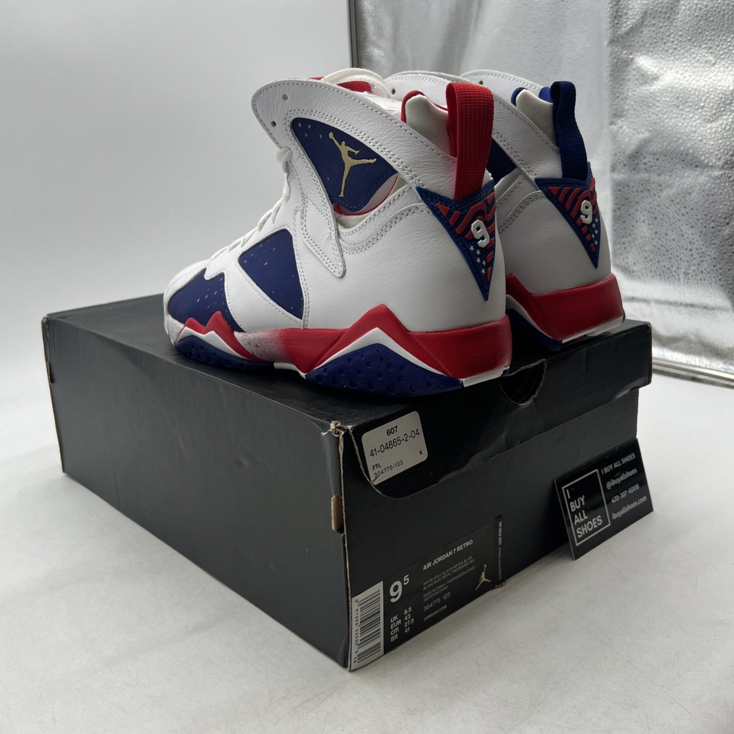 Size 9.5 - Air Jordan 7 Retro Tinker Alternate (304775-123)
