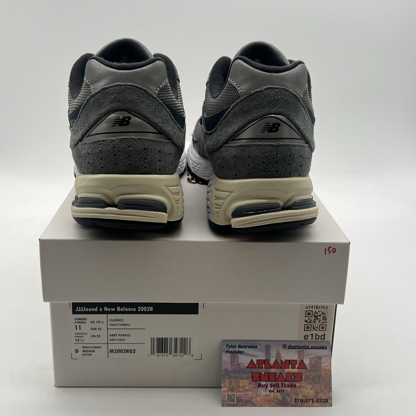 Size 11 - New Balance JJJJound x 2002R Storm Blue (M2002RU2)