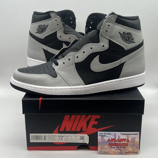 Size 13 - Jordan 1 Retro OG High Shadow 2.0 Black White Grey Brand New Og All