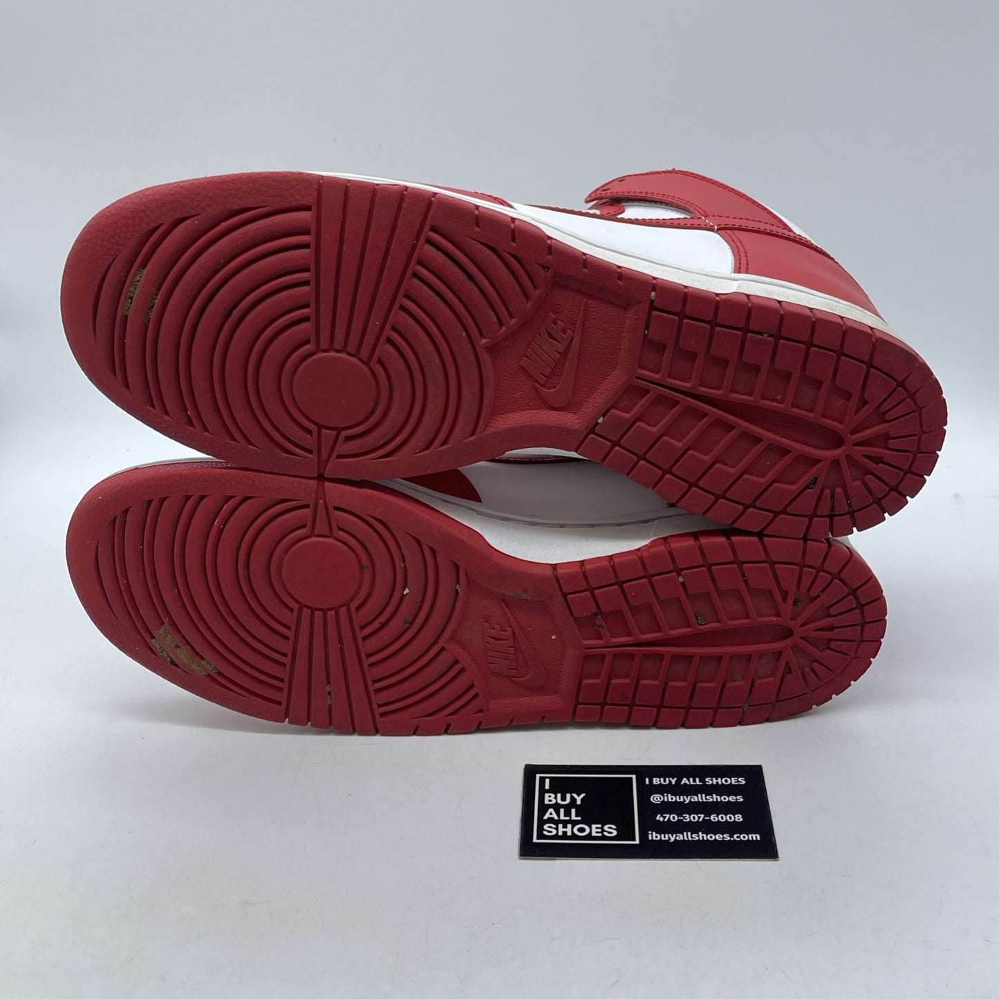 Size 11.5 - Nike Dunk High Championship Red White Leather (DD1399-106)