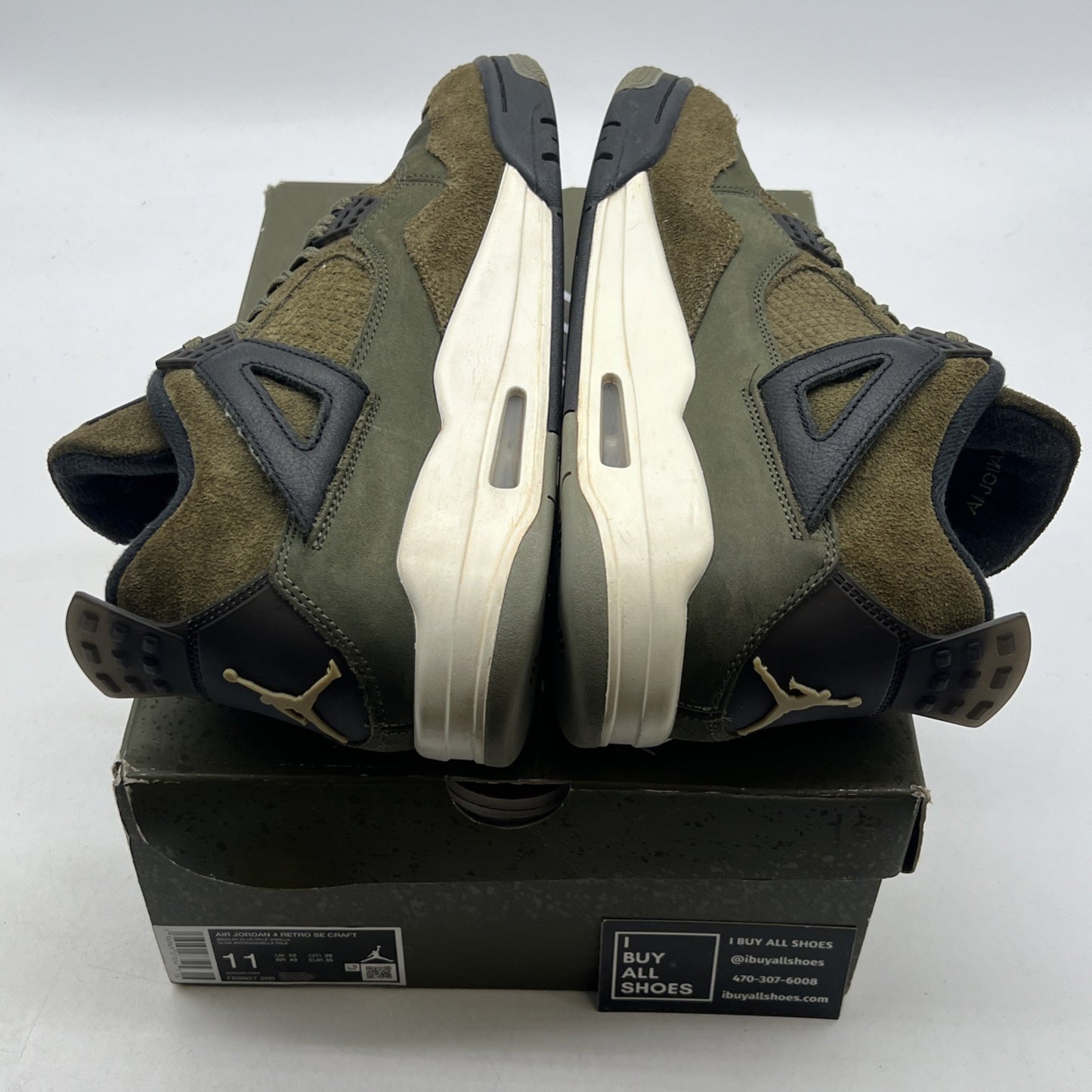 Size 11 - Air Jordan 4 SE Retro Low Craft - Olive (FB9927-200)