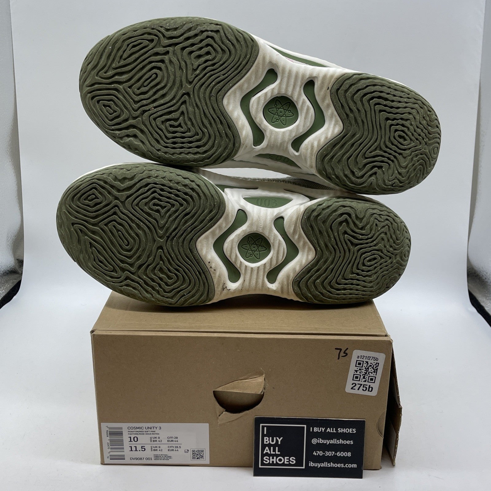 Size 10 - Nike Cosmic Unity 3 Phantom Bright Cactus Grey Green (DV9087-001)