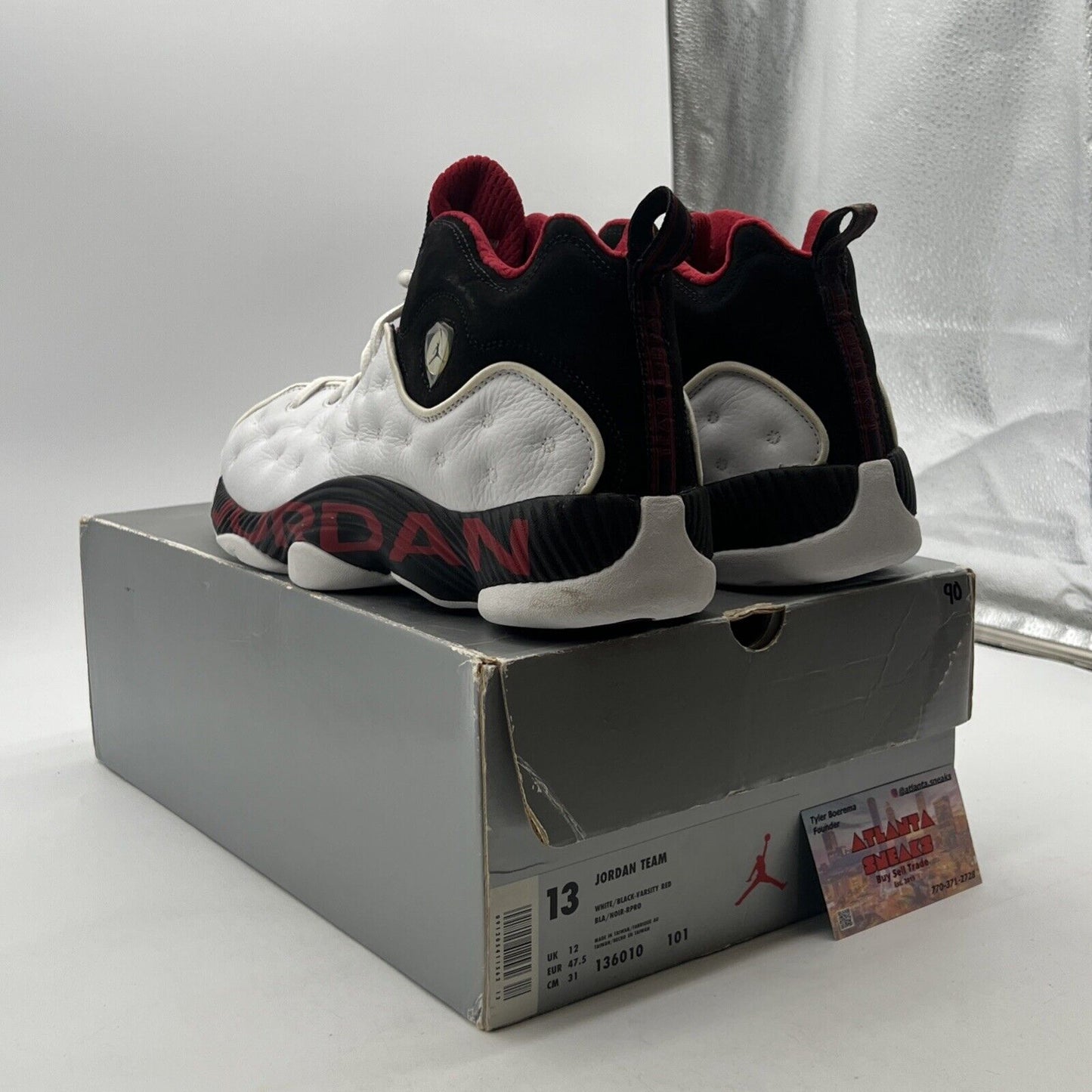 Size 13 - Jordan Team Black -(136010-101)