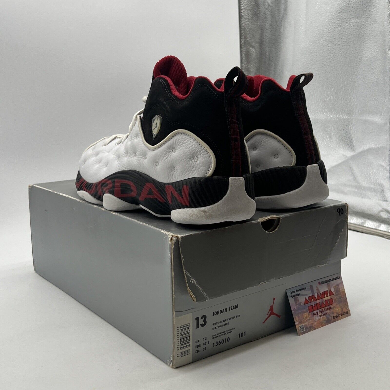 Size 13 - Jordan Team Black -(136010-101)
