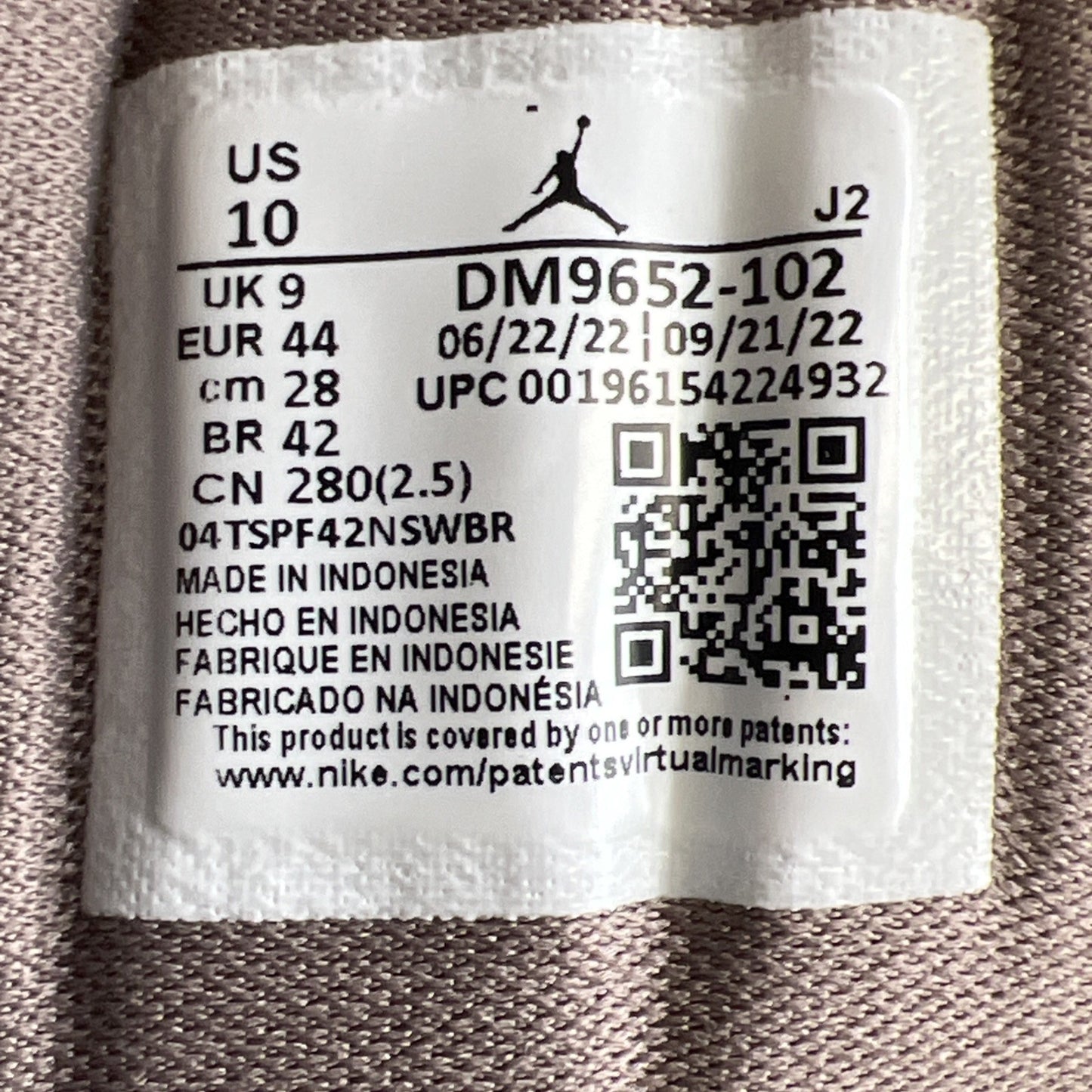 Size 10 - Air Jordan 1 Mid SE Craft Inside Out (DM9652-102)