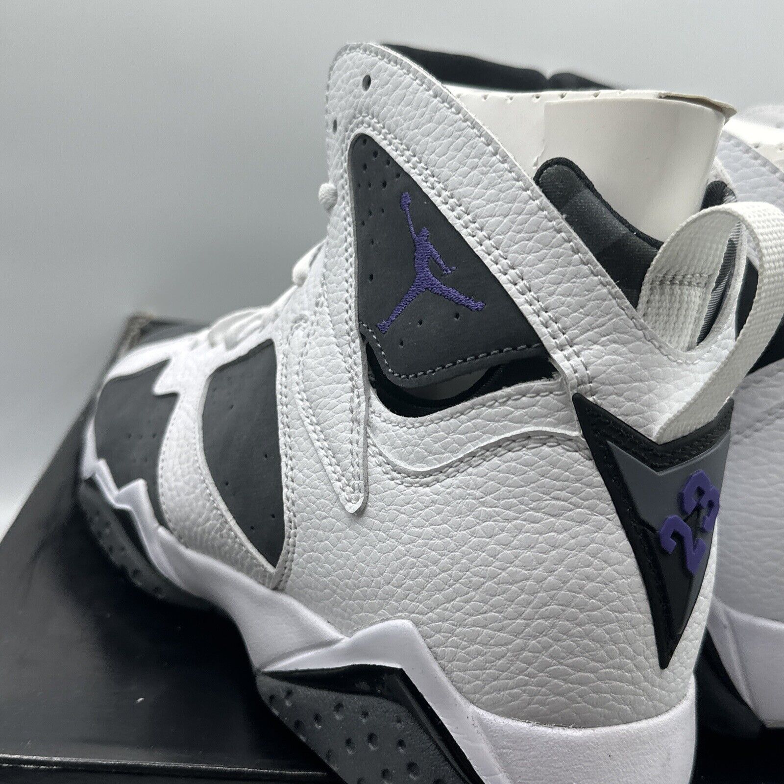 Size 10.5 - Jordan 7 Grey/White Flint Premium Materials Under Retail Deals