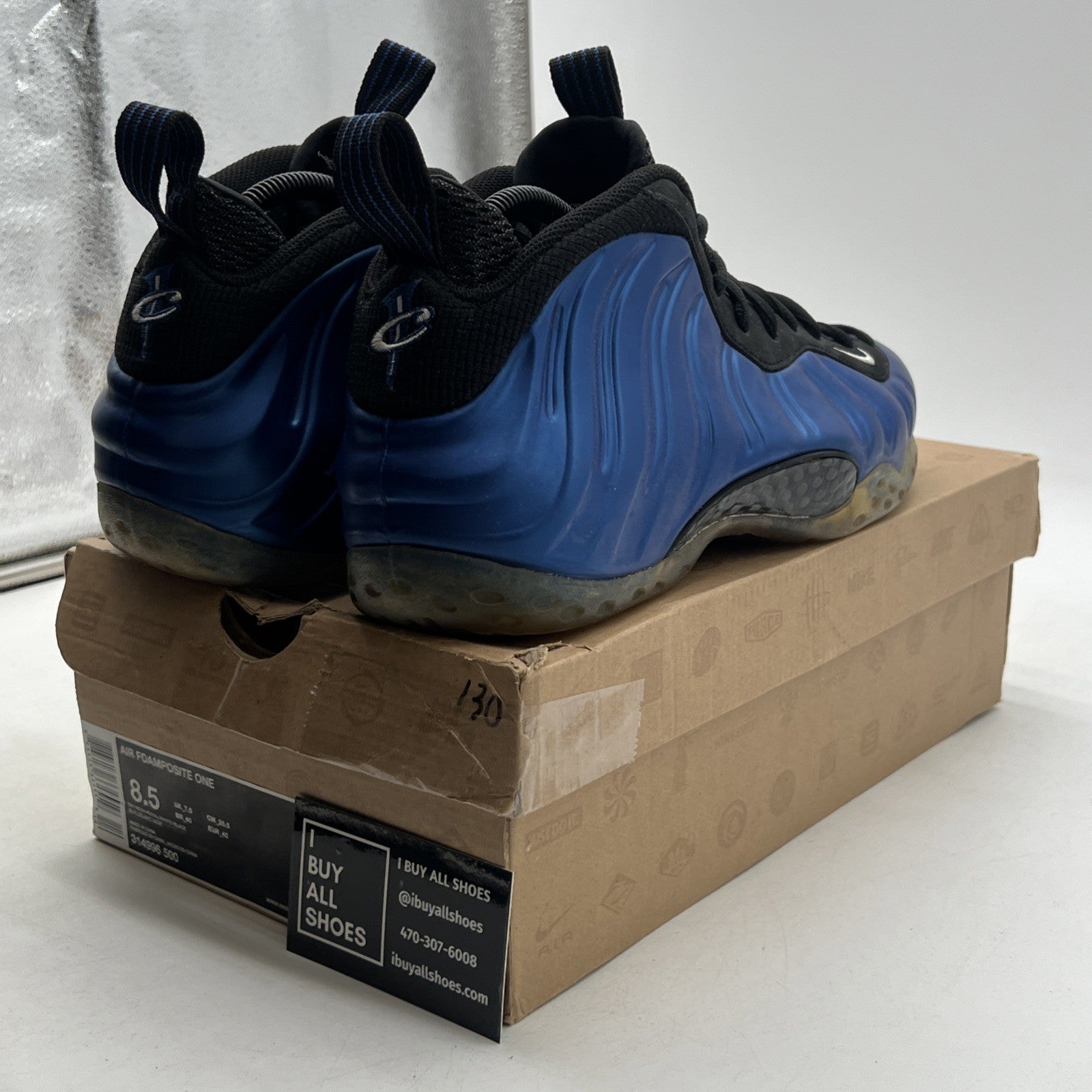Size 8.5 - Nike Air Foamposite One 2011 Royal (314996-500)
