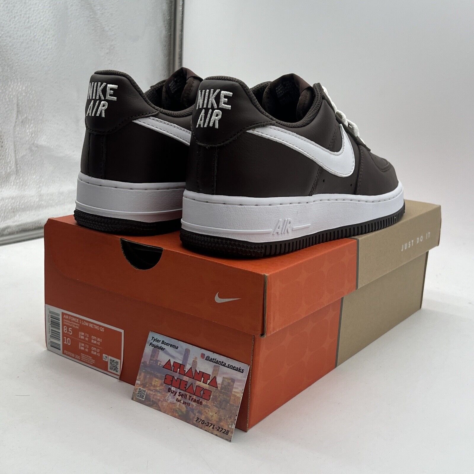 Size 8.5 - Nike Air Force 1 Low Color of the Month - Chocolate (FD7039-200)