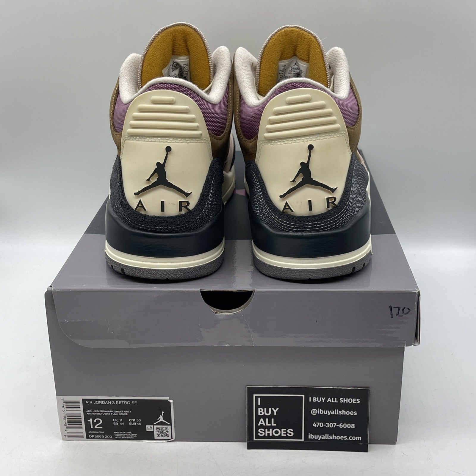 Size 12 - Air Jordan 3 Retro SE Winterized (DR8869-200)