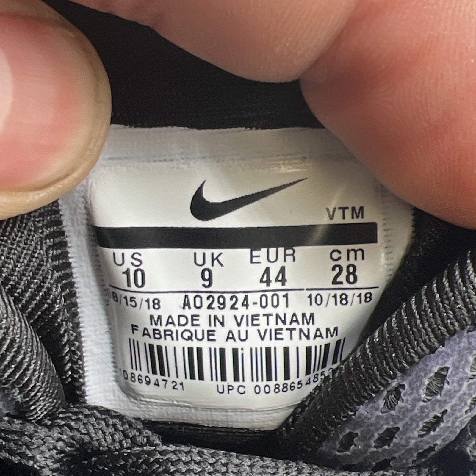 Size 10 - Nike Air Max 720 Northern Lights Night (AO2924-001)