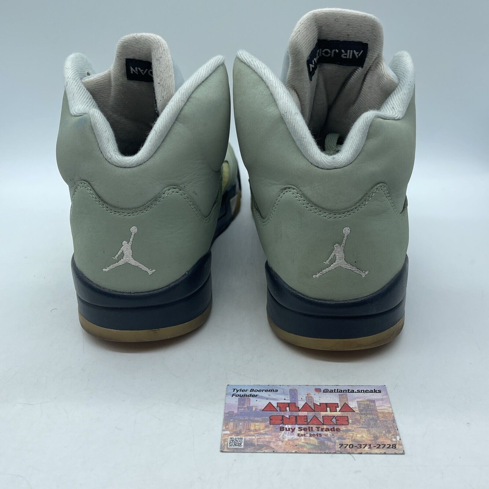 Size 12 - Jordan 5 JADE HORIZON Green Suede Black Silver Leather (DC7501-300)