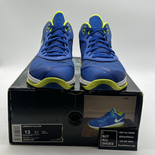 Size 13 - Nike LeBron 8 V/2 2011 Low Sprite (456849-401)