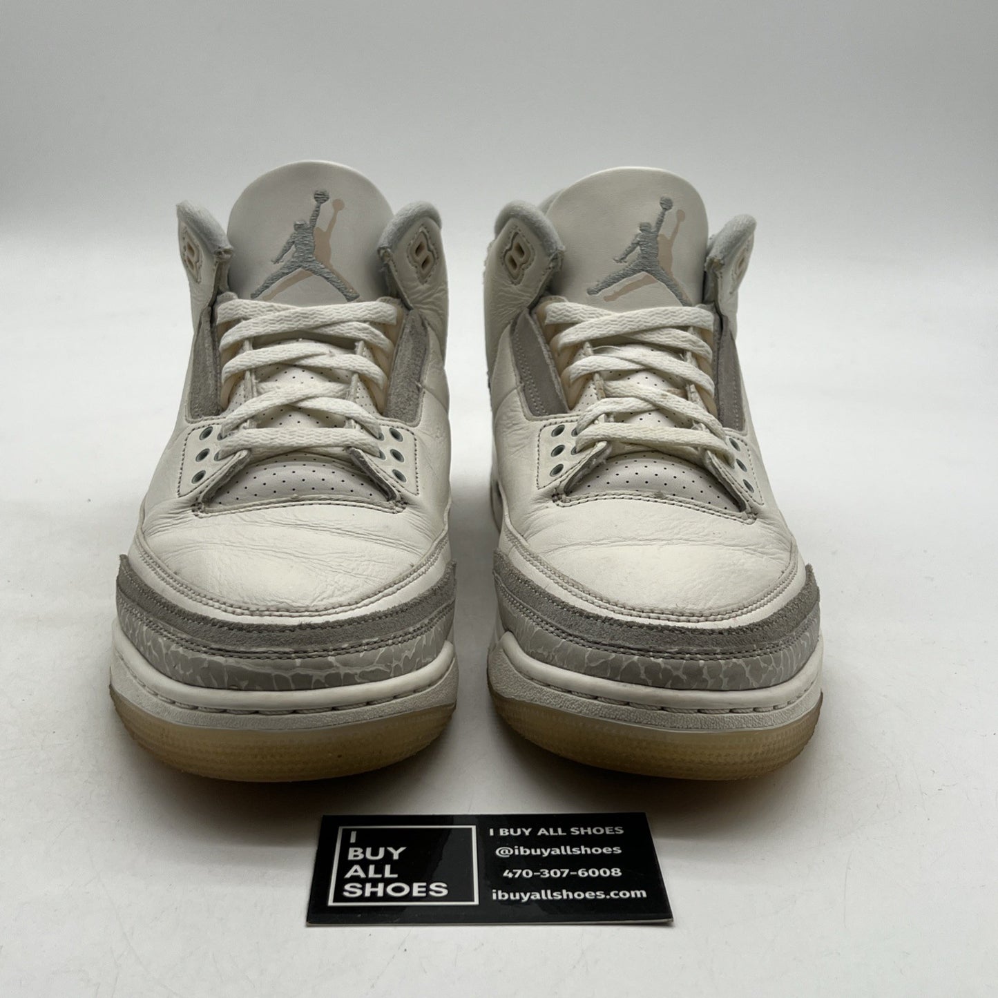 Size 11 - Air Jordan 3 Retro Craft Ivory/Grey White Leather (FJ9579-100)