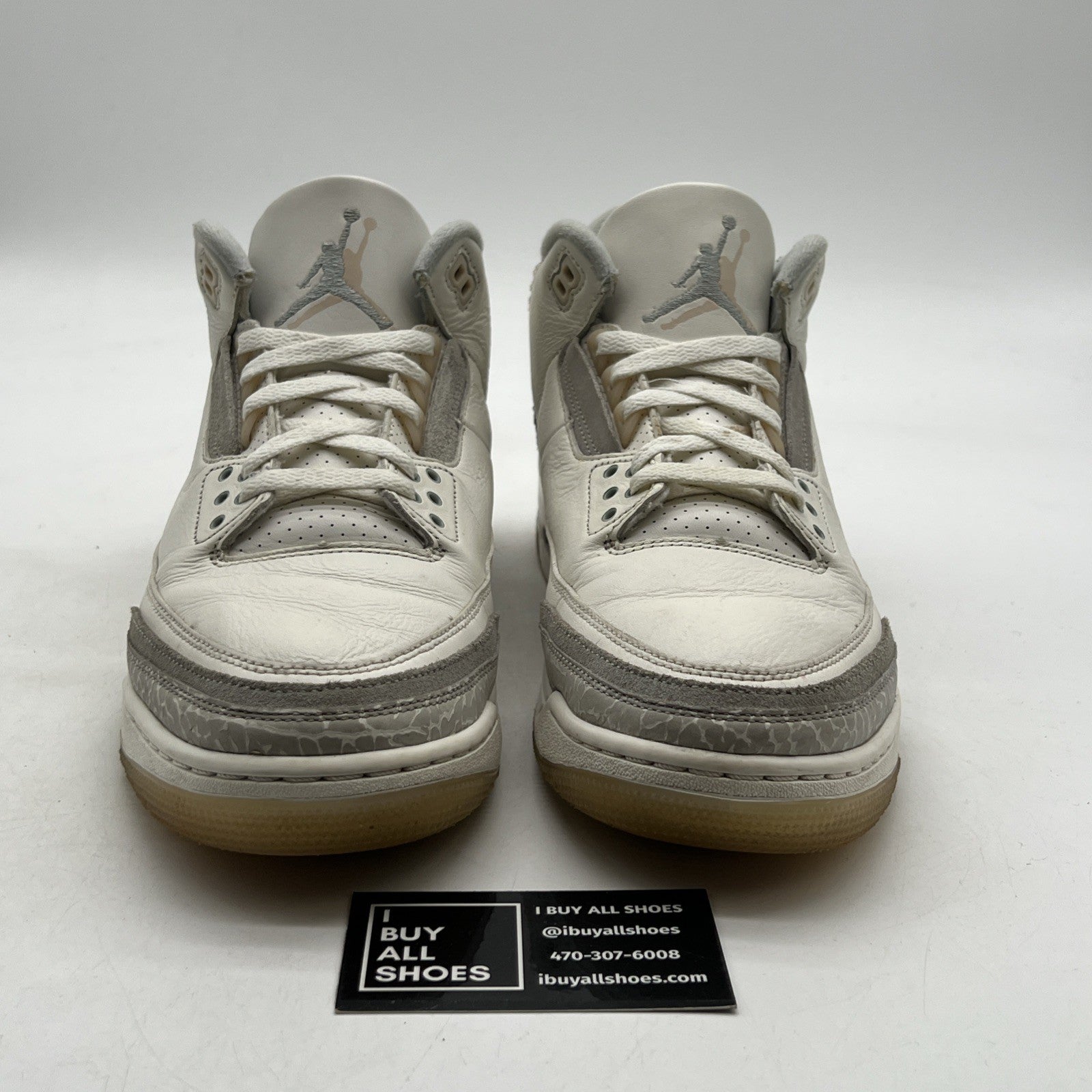Size 11 - Air Jordan 3 Retro Craft Ivory/Grey White Leather (FJ9579-100)