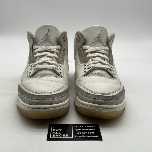 Size 11 - Air Jordan 3 Retro Craft Ivory/Grey White Leather (FJ9579-100)