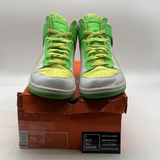 Size 13 - Nike Dunk Premium High White (309432-171)