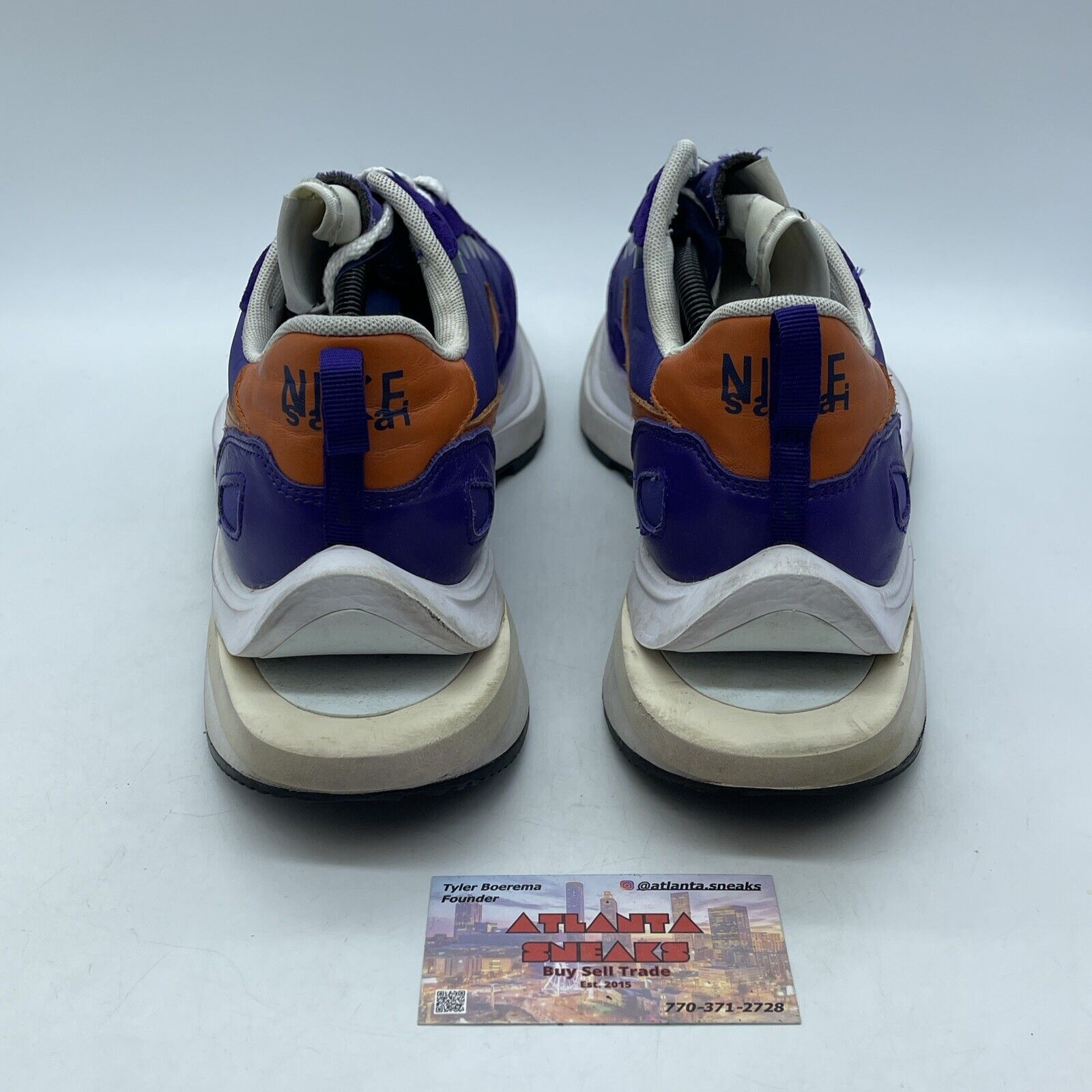 Size 12 - Nike sacai x VaporWaffle Dark Iris Purple Suede Leather (DD1875-500)