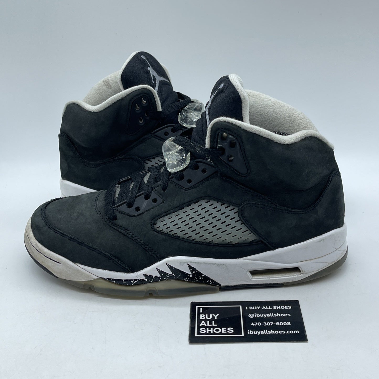 Size 9.5 - Jordan 5 Retro Mid Oreo Black White Suede (CT4838-011)
