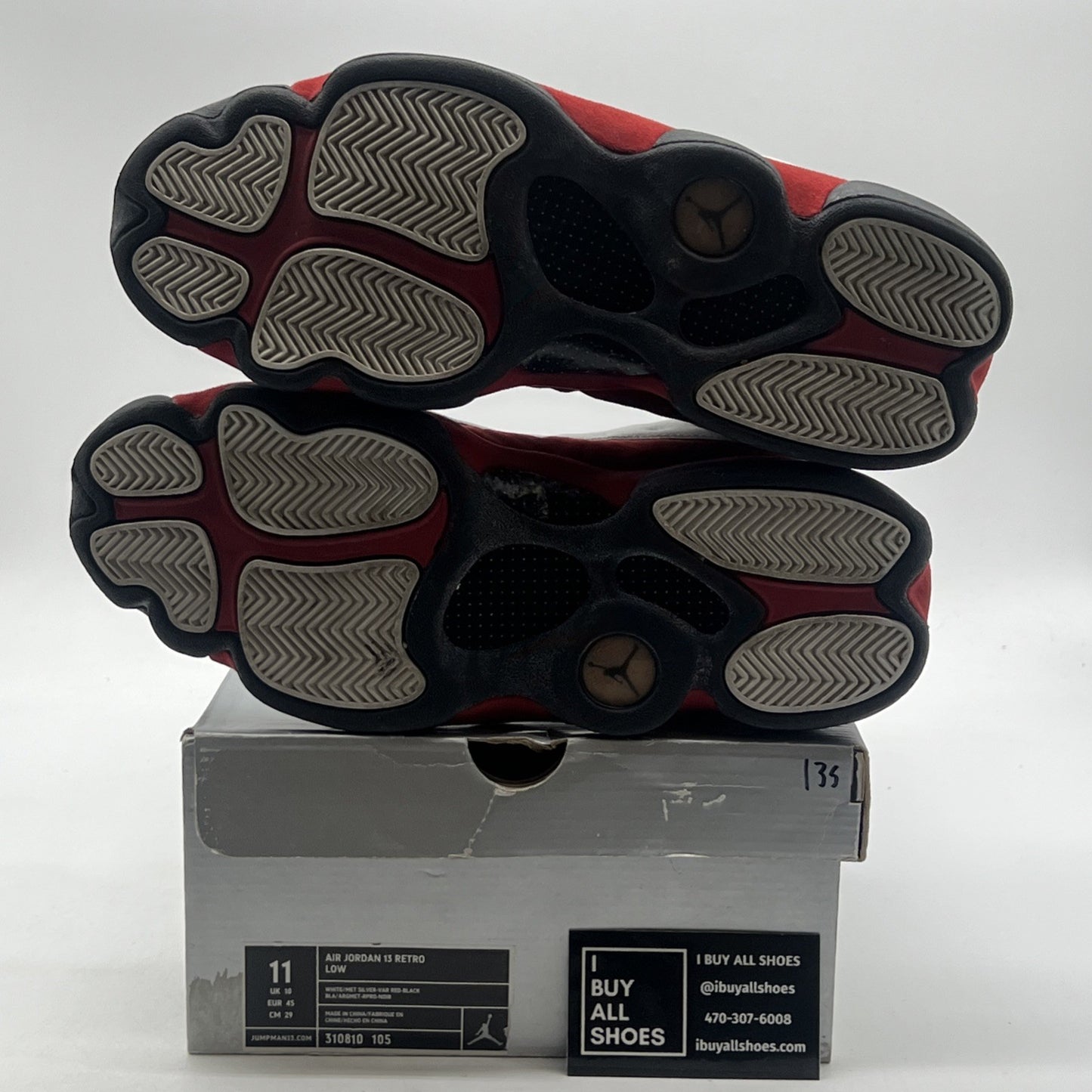 Size 11 - Air Jordan 13 Retro 2005 Low Cherry (310810-105)