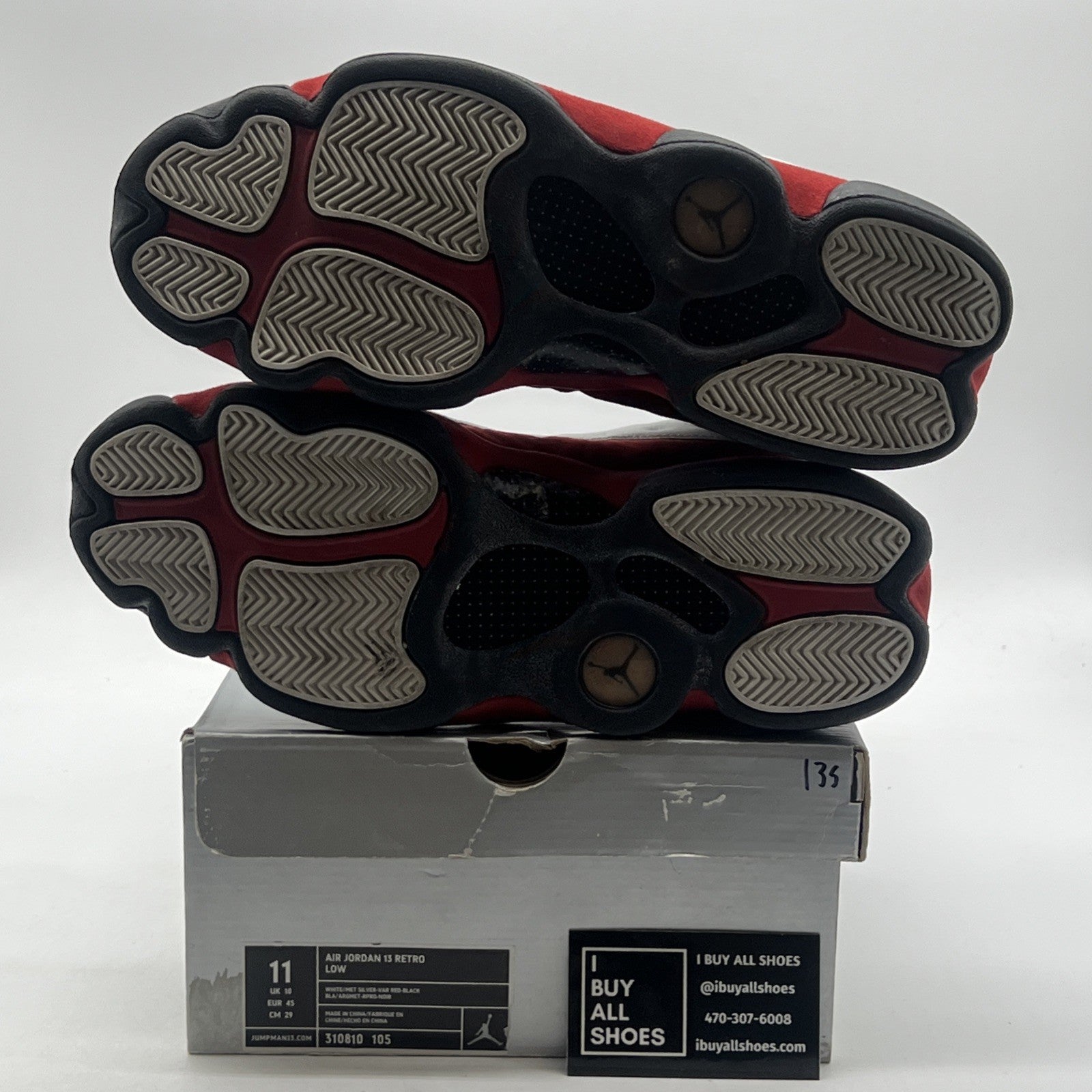 Size 11 - Air Jordan 13 Retro 2005 Low Cherry (310810-105)