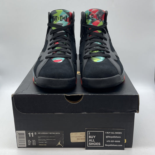 Size 11.5 - Air Jordan 7 Retro 30th Barcelona Nights Suede Leather (705350-007)