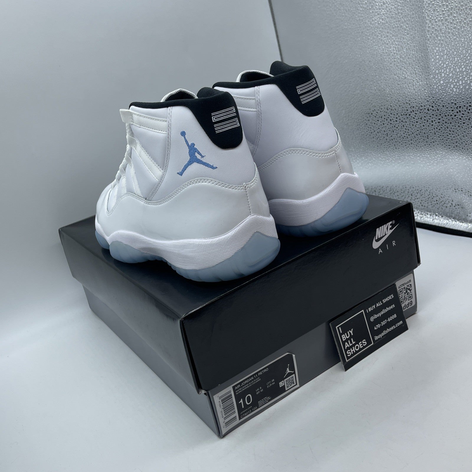 Size 10 - Air Jordan 11 Retro High Legend Blue White Leather (CT8012-104(