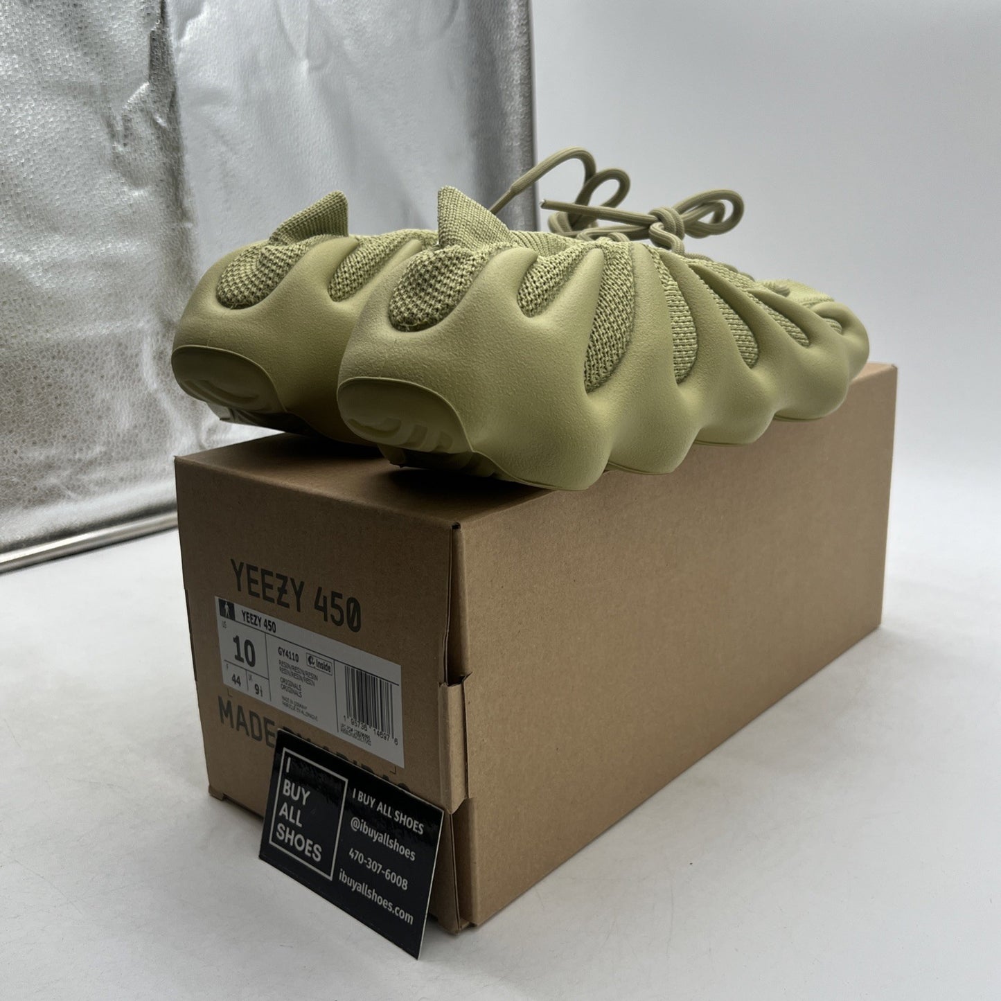 Size 10 - adidas Yeezy 450 Resin (GY4110)
