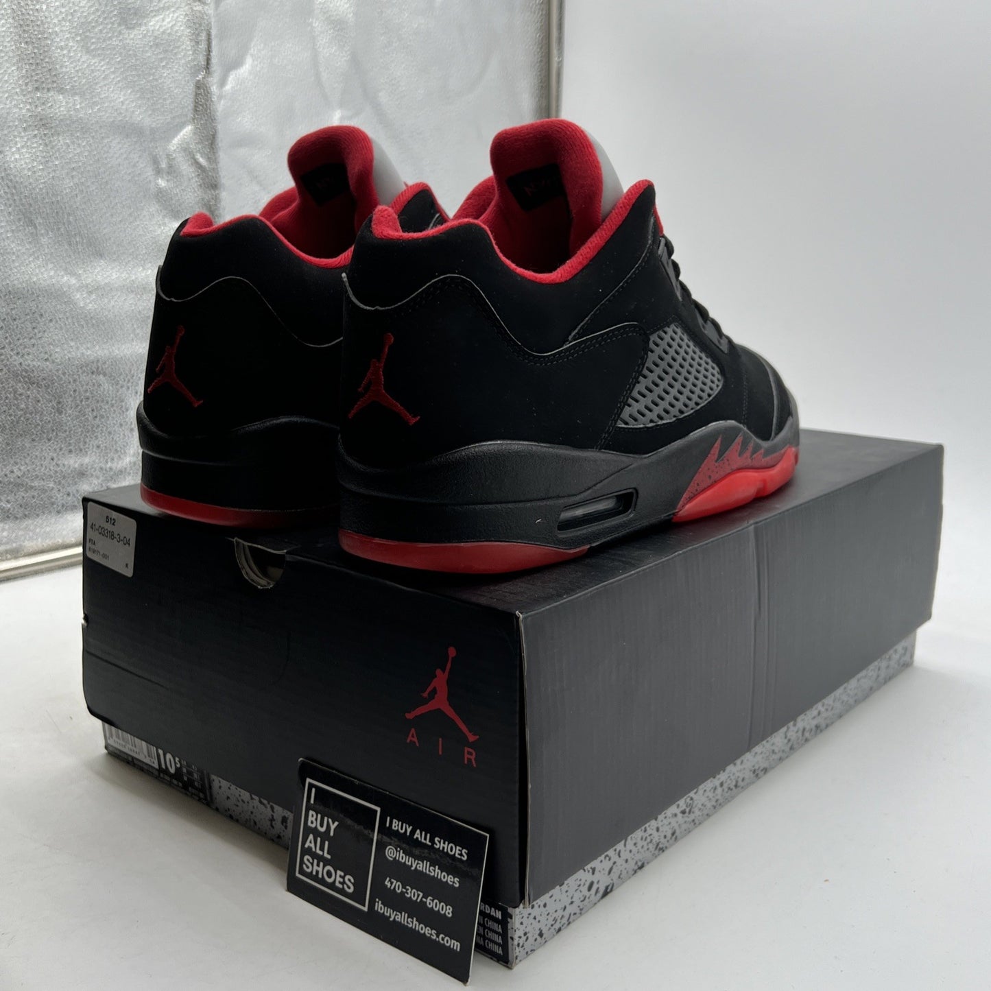 Size 10.5 - Air Jordan 5 Retro Low Alternate 90 (819171-001)