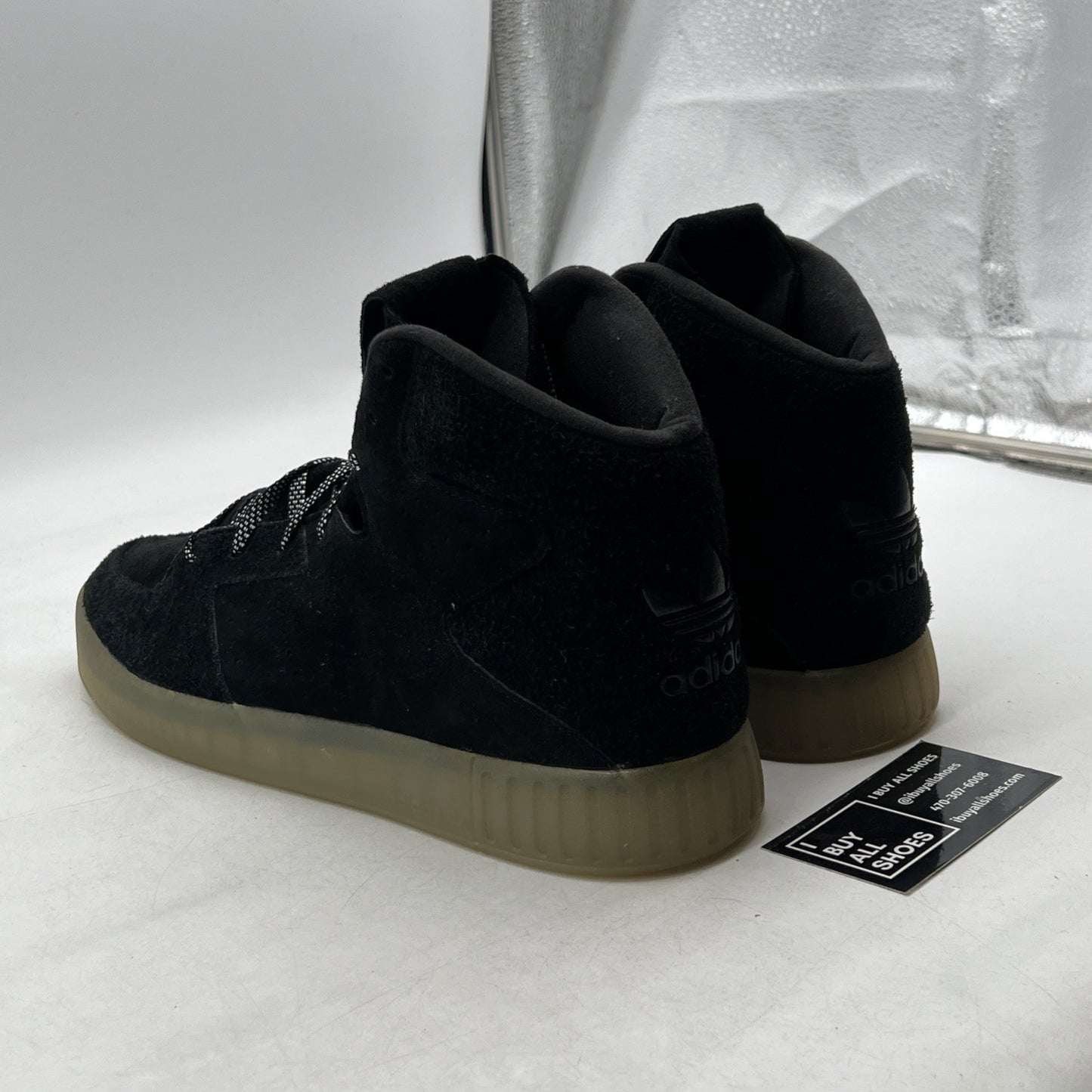 Size 13 - Adidas Originals Tubular Invader 2.0 Sneaker  Black (S80403)