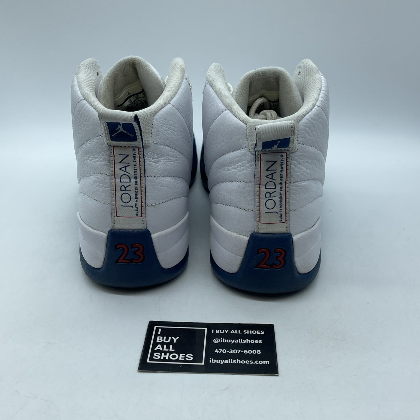 Size 11 - Jordan 12 Retro French Blue 2016 Red White Leather (130690-113)