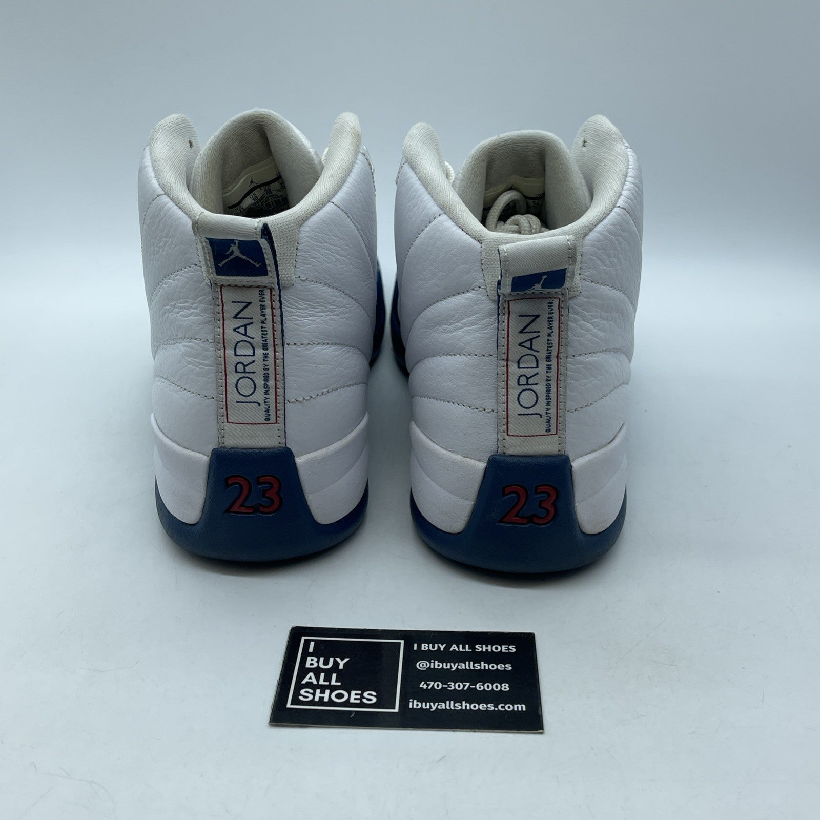 Size 11 - Jordan 12 Retro French Blue 2016 Red White Leather (130690-113)