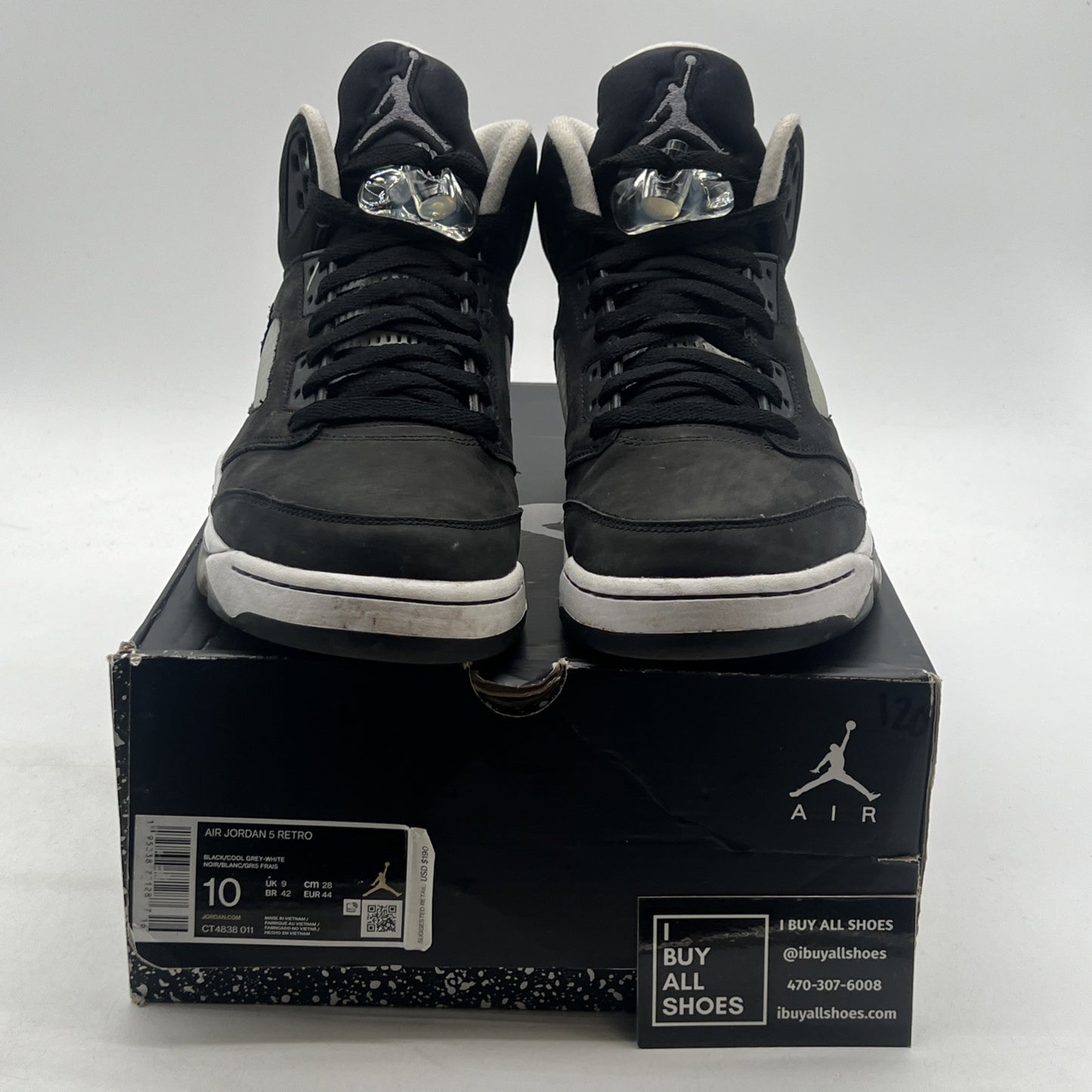 Size 10 - Air Jordan 5 Retro Mid Oreo (CT4838-011)
