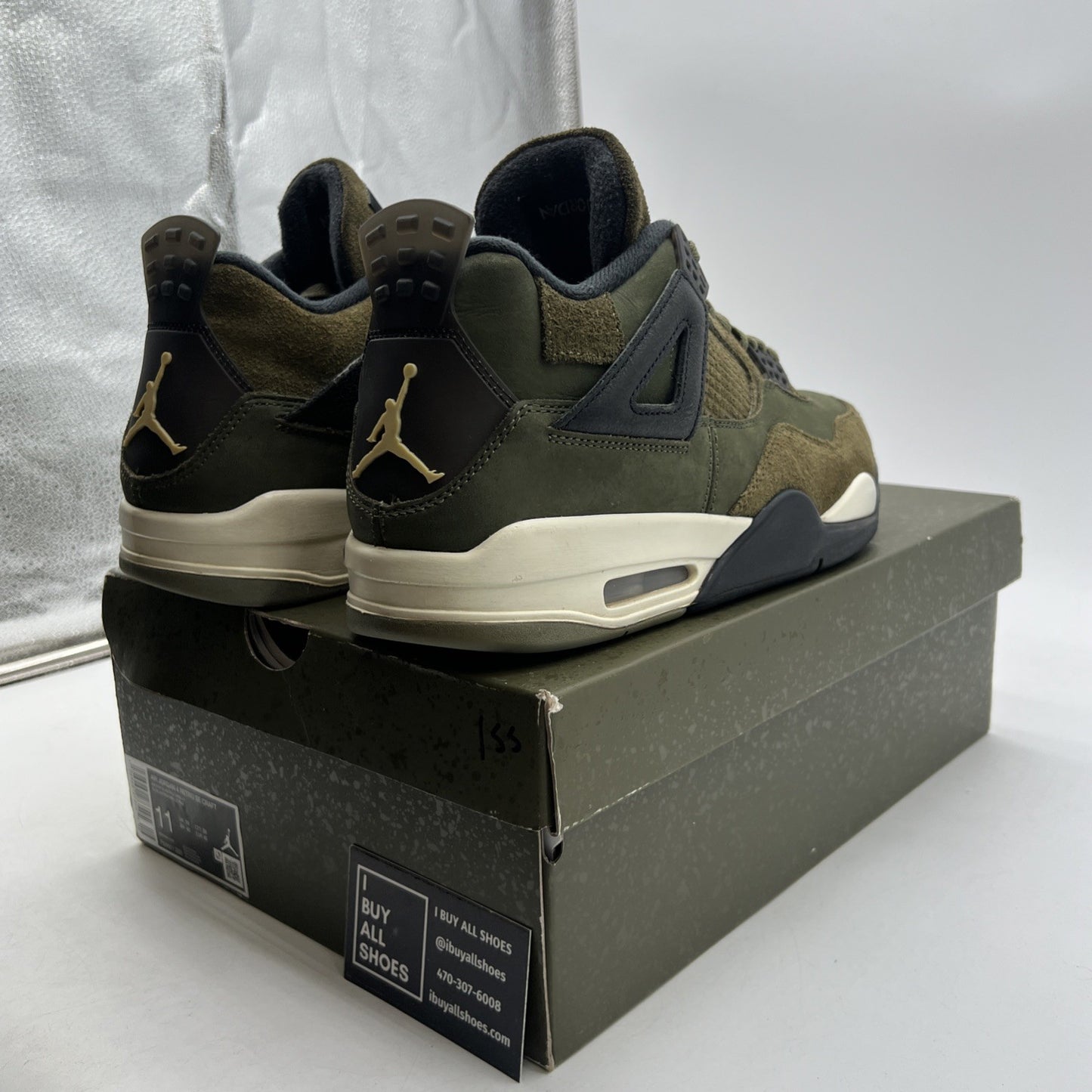 Size 11 - Air Jordan 4 SE Retro Low Craft - Olive (FB9927-200)