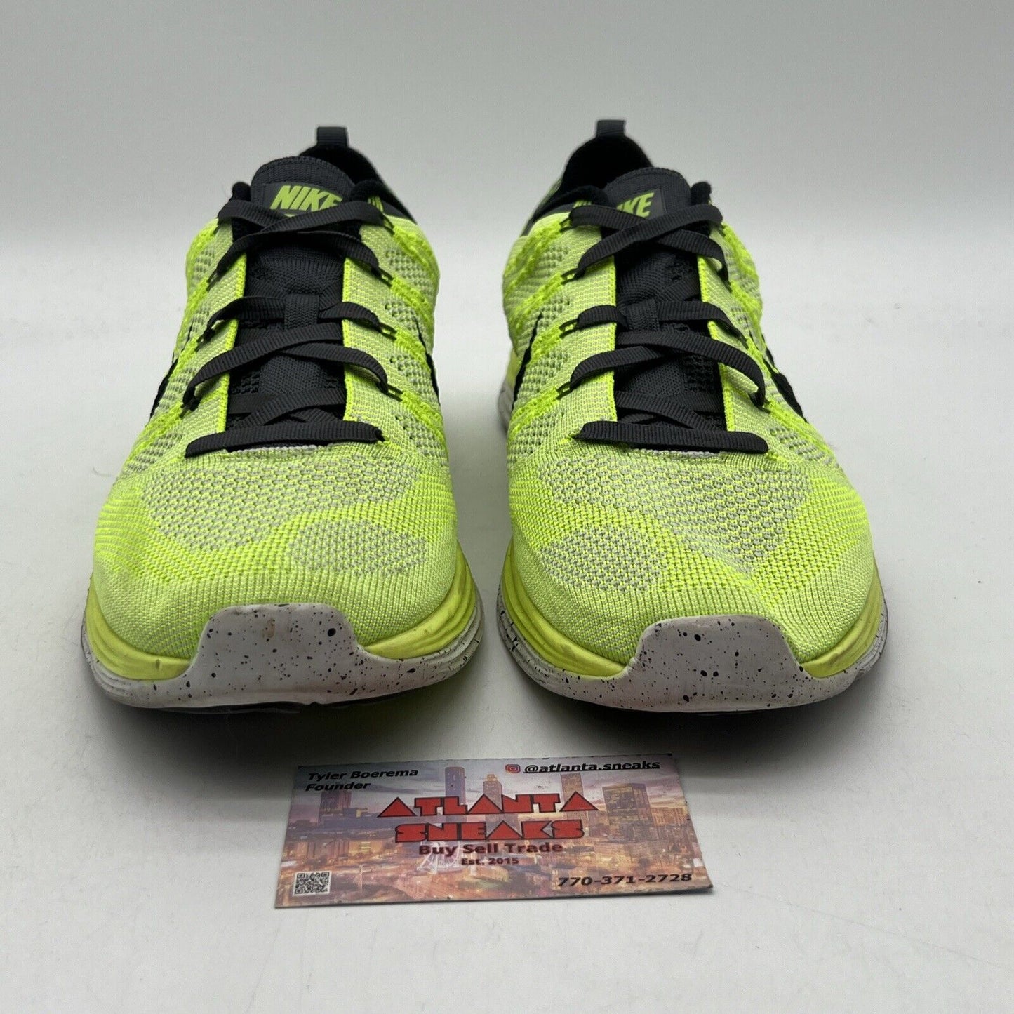 Size 11 - Nike Flyknit One+ Yellow W (554888-701)