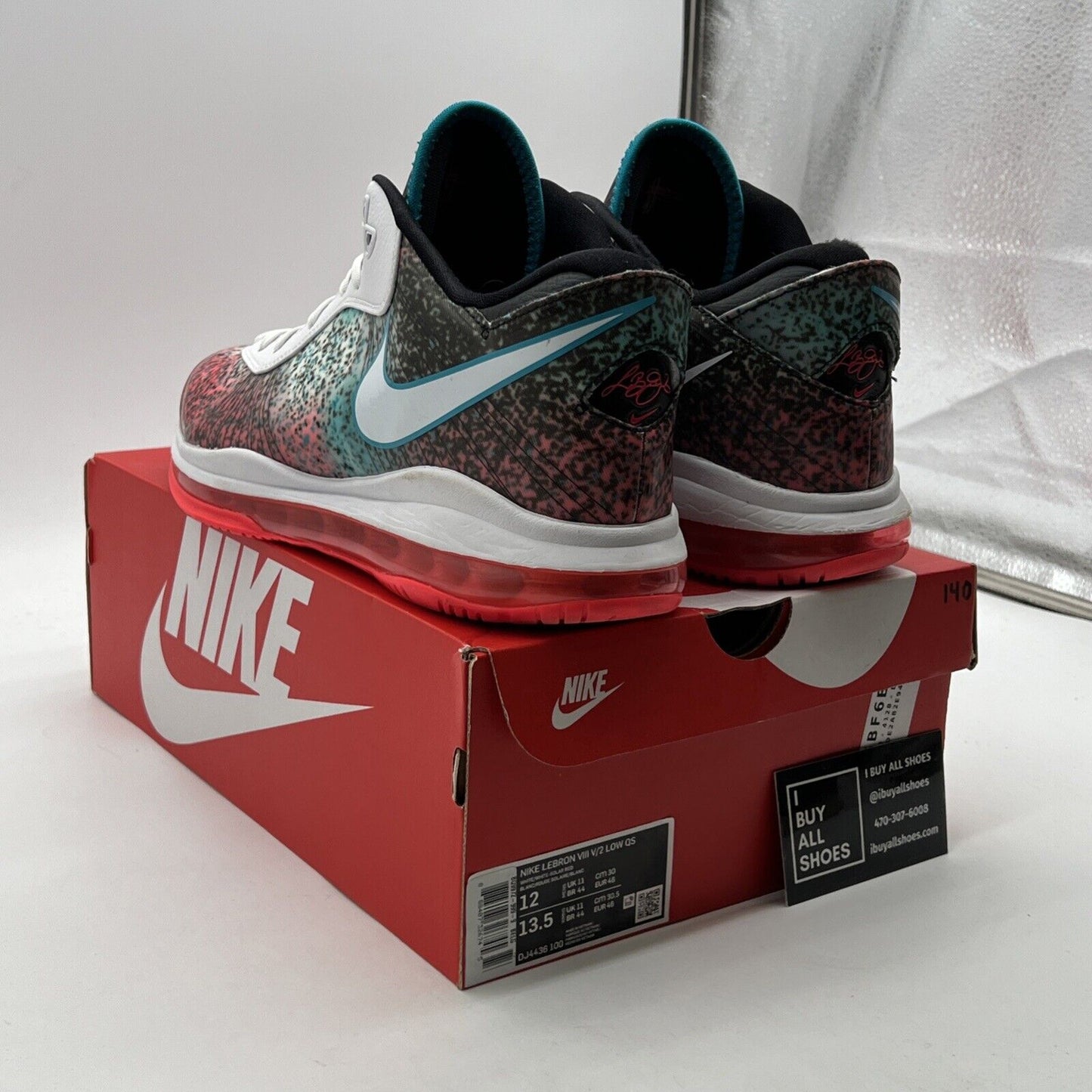 Size 12 - Nike LeBron 8 V/2 Retro 2021 Low Miami Night (DJ4436-100)